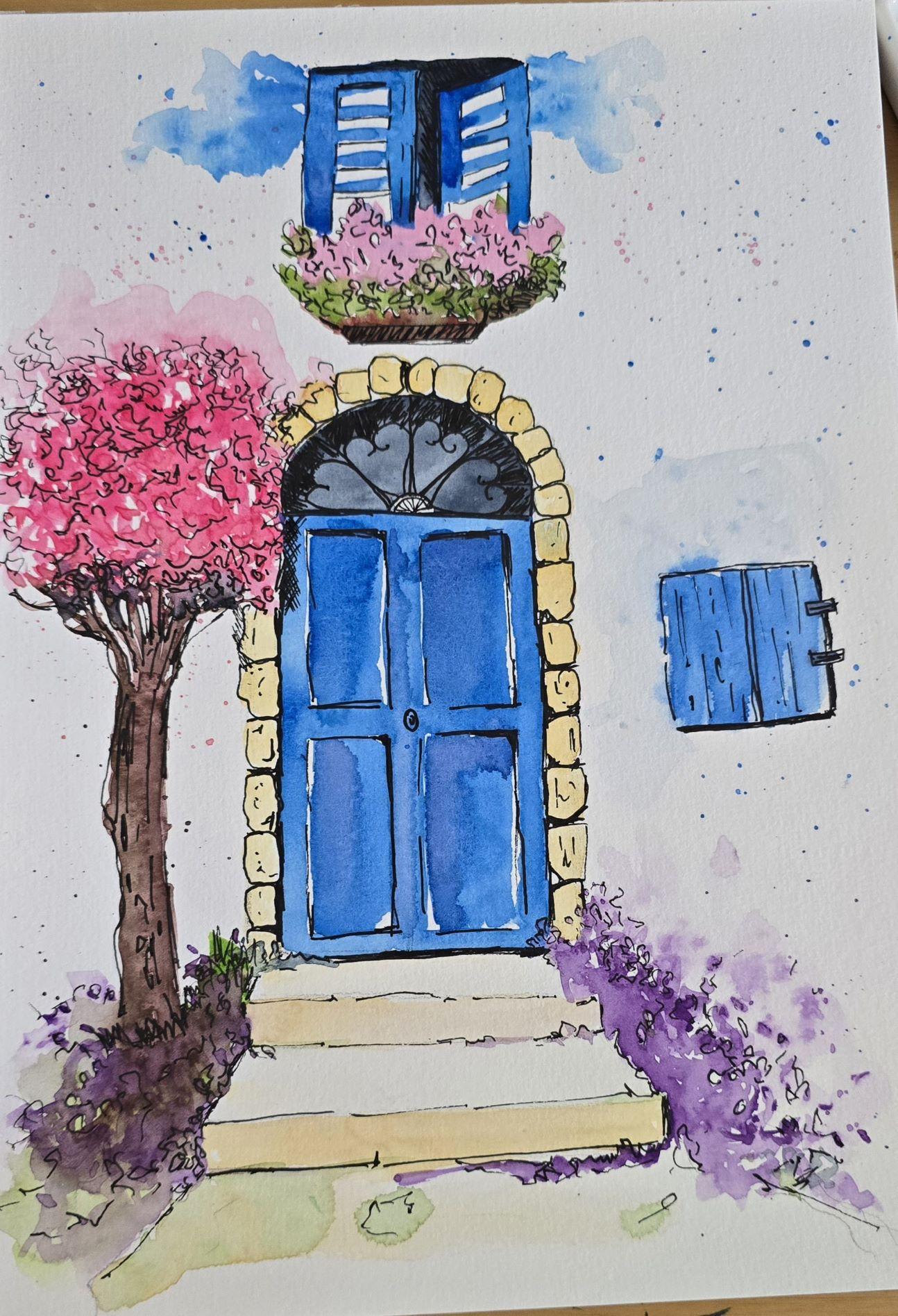 Urban Sketching - 1 - image 1 - student project