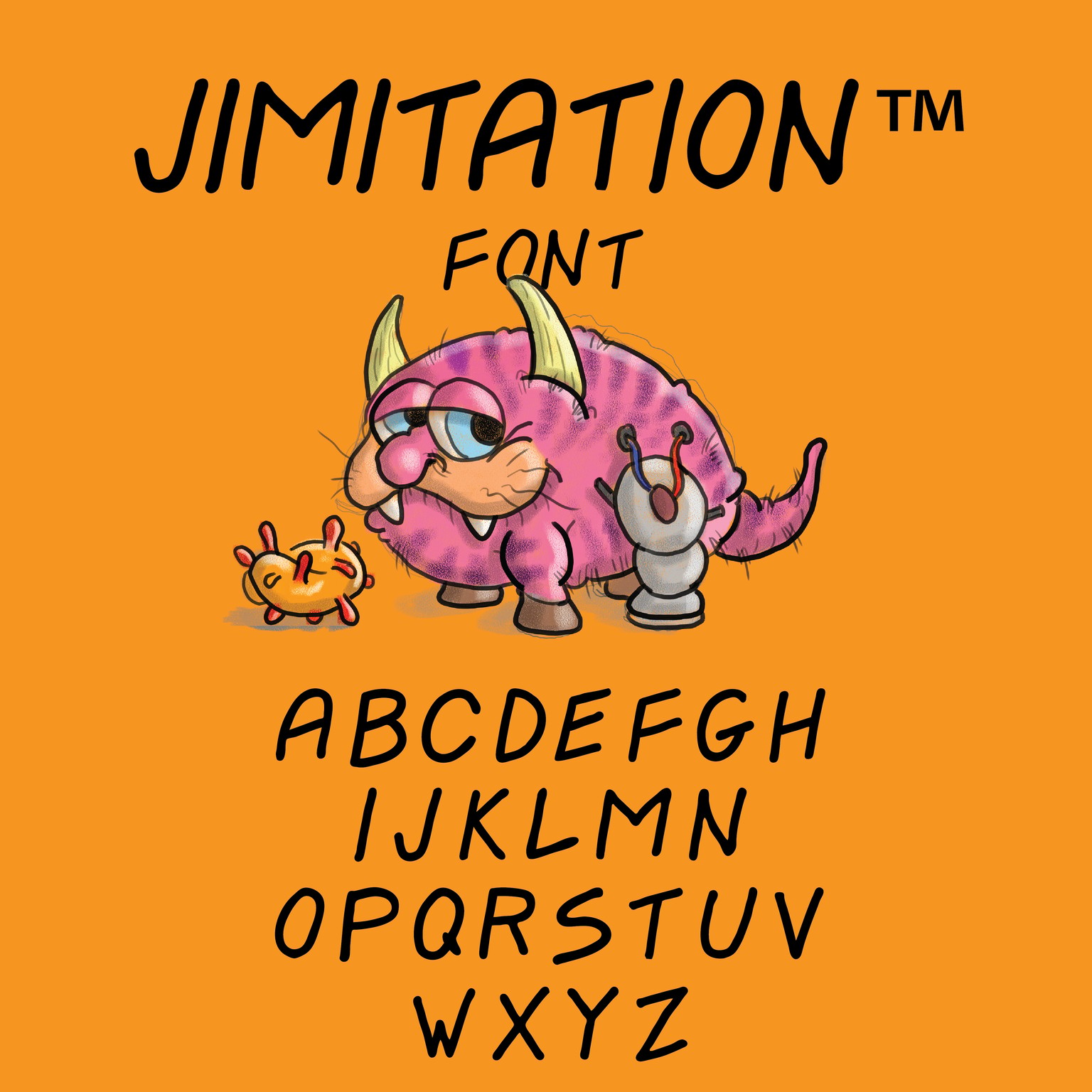 JimitationFont - image 1 - student project