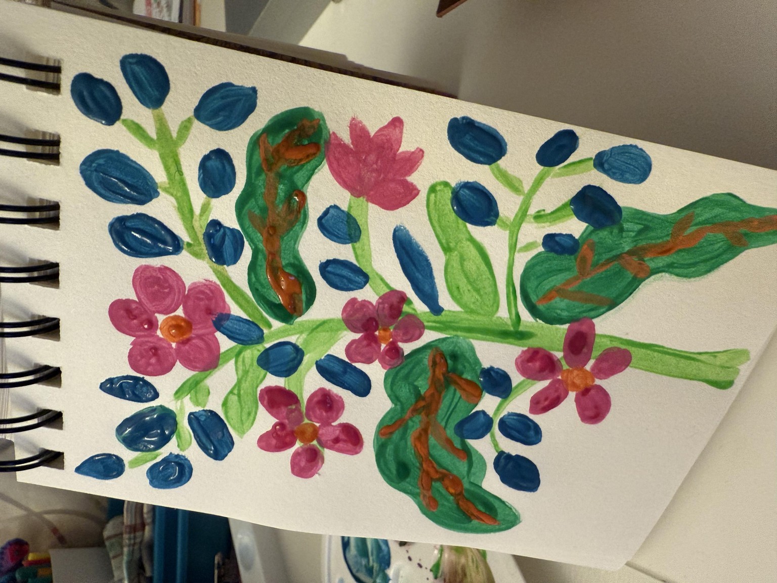 My vintage botanical inspired floral - image 3 - student project