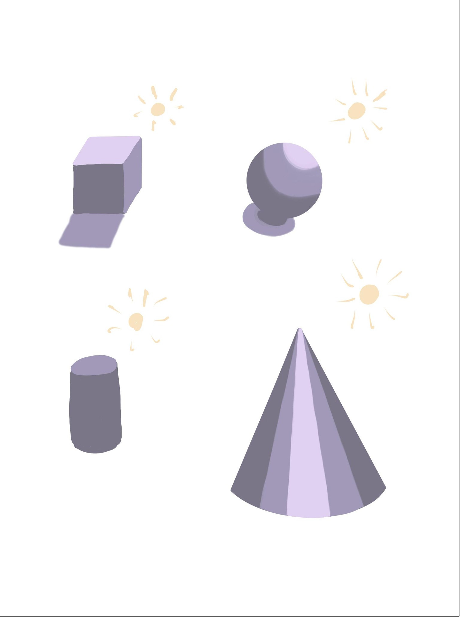 Stylized fruits - image 1 - student project