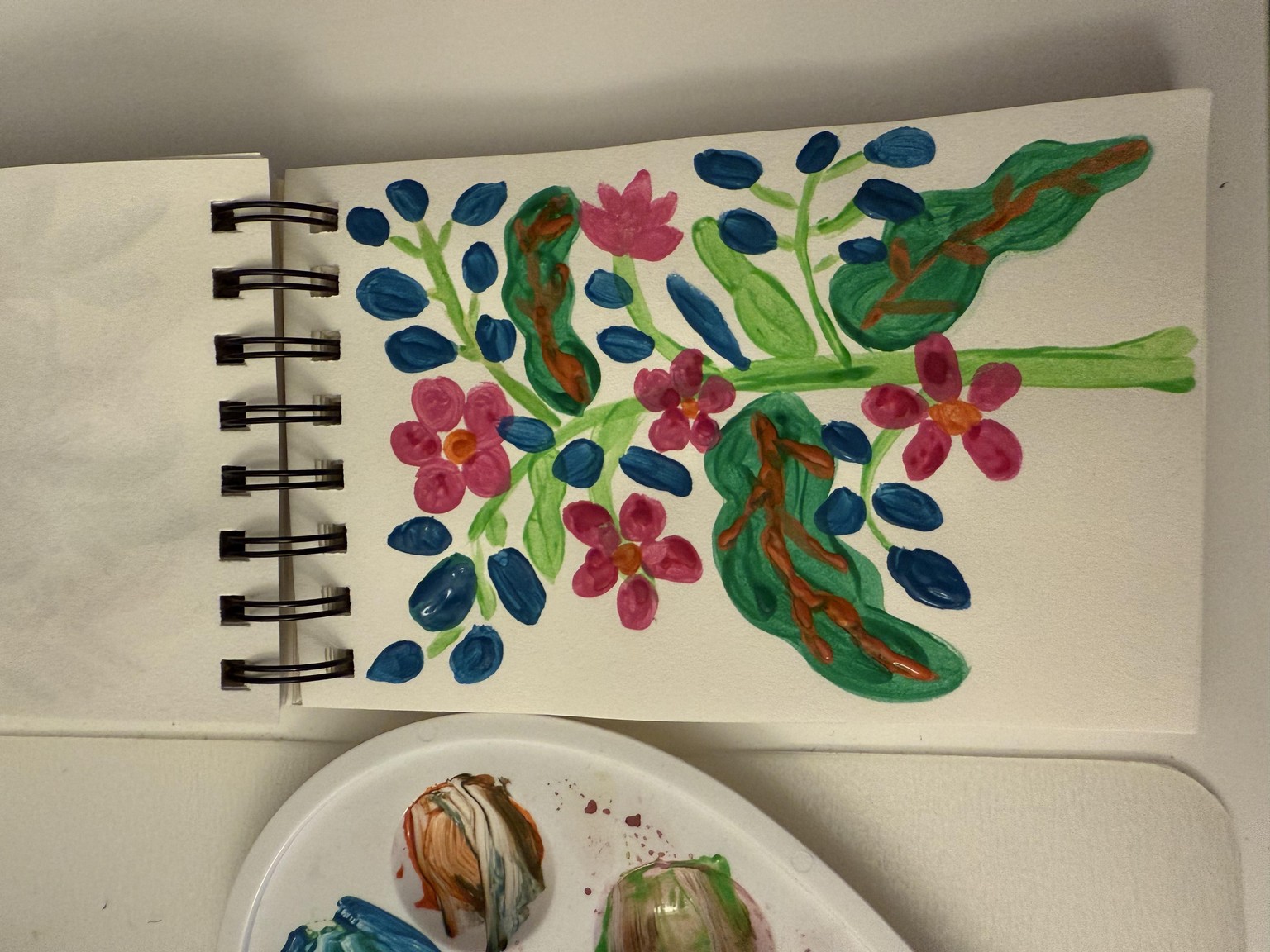 My vintage botanical inspired floral - image 1 - student project