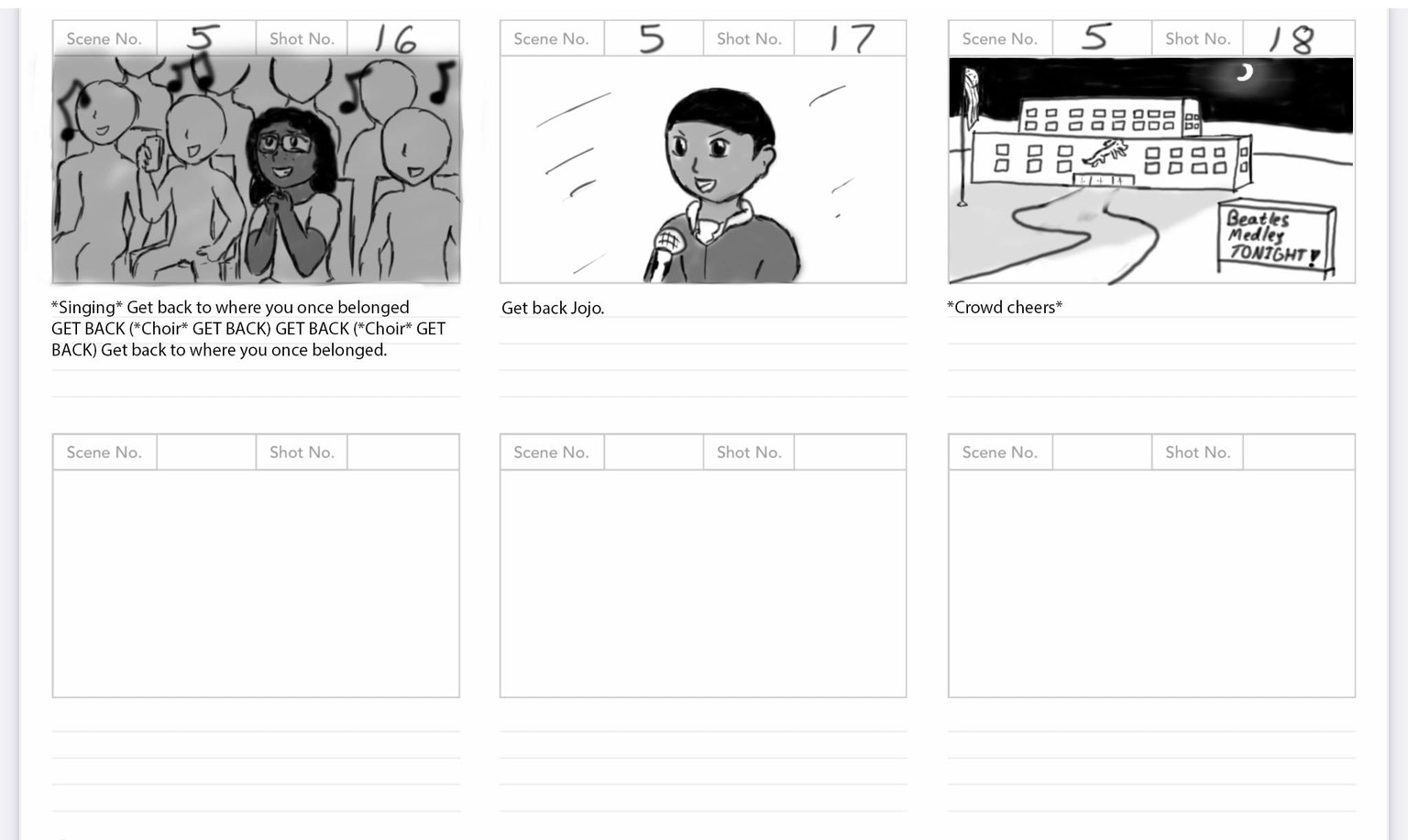 Solo Spotlight Storyboard - image 18 - student project