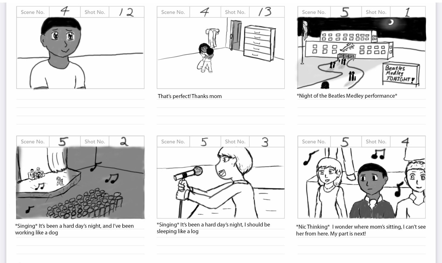 Solo Spotlight Storyboard - image 15 - student project