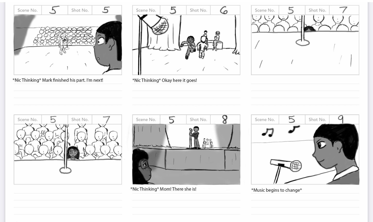 Solo Spotlight Storyboard - image 16 - student project