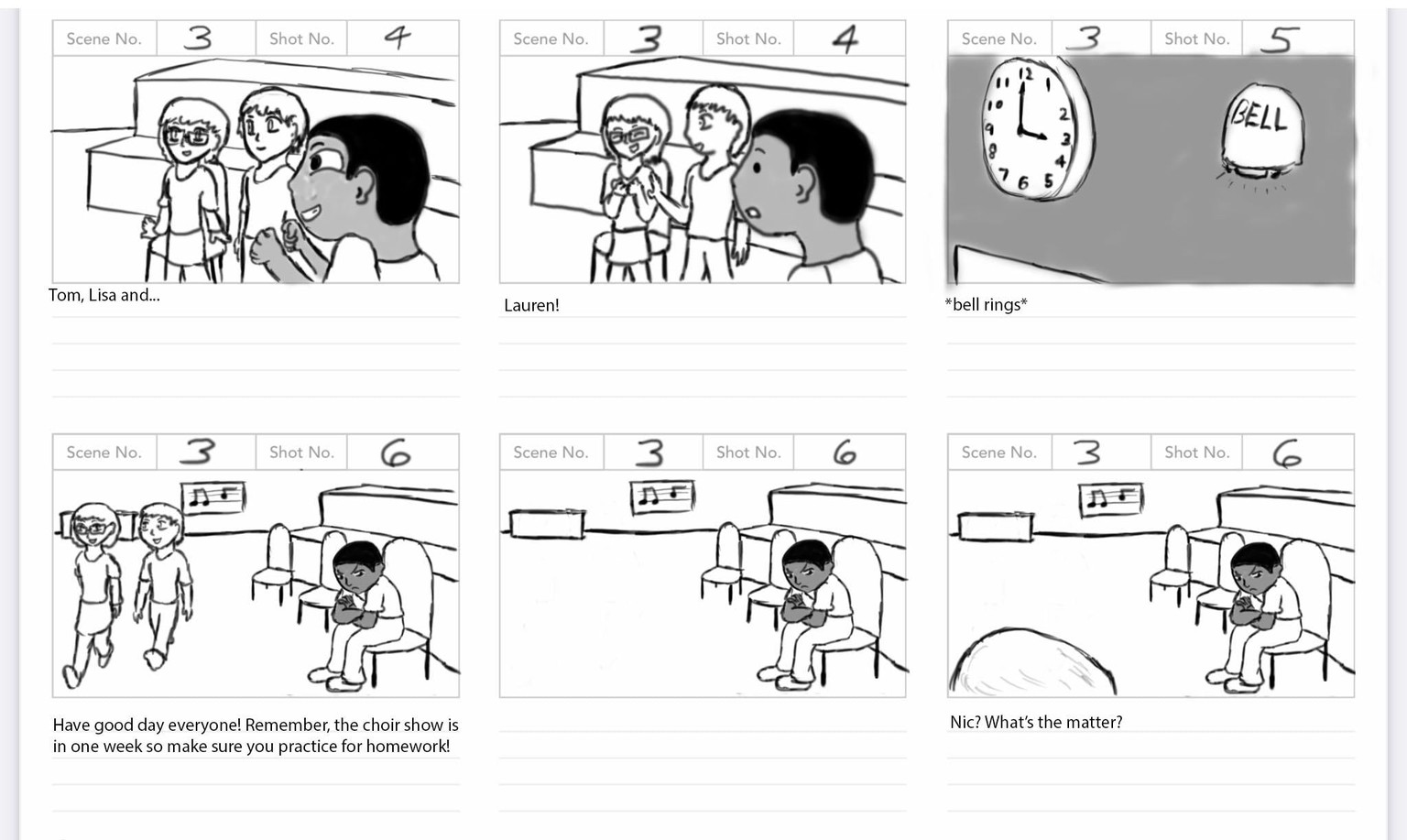 Solo Spotlight Storyboard - image 9 - student project
