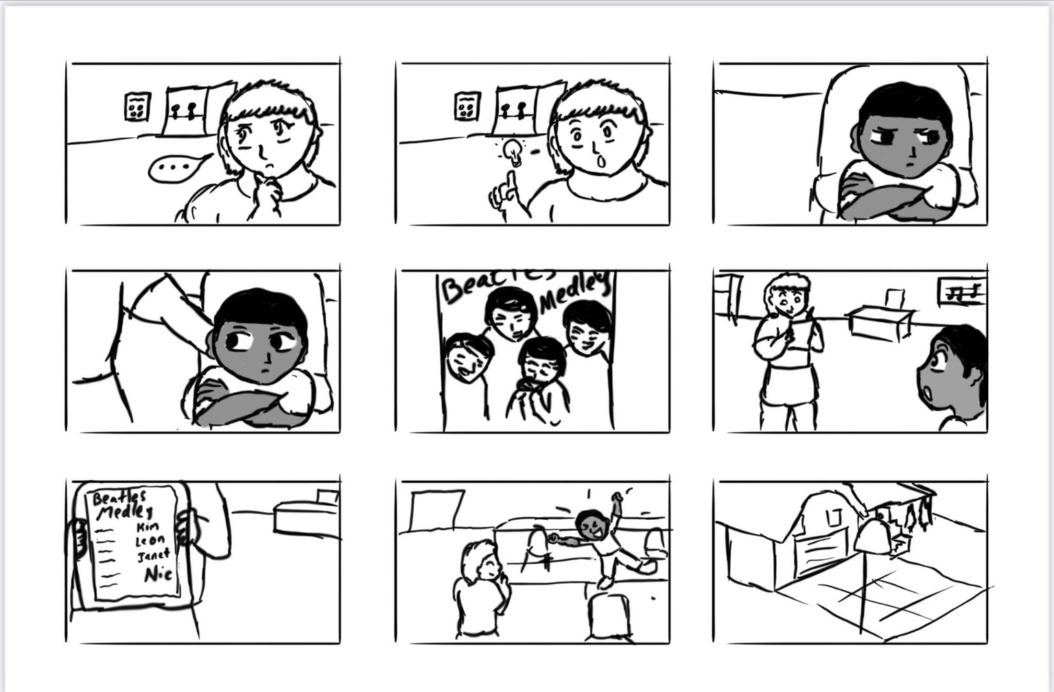 Solo Spotlight Storyboard - image 5 - student project