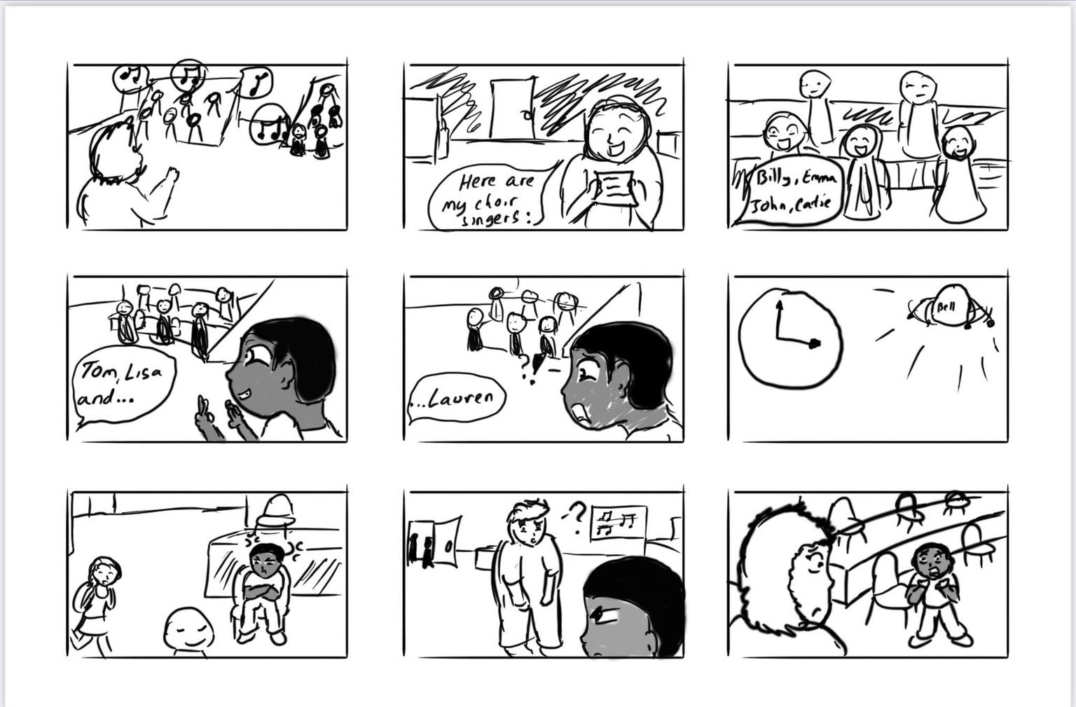 Solo Spotlight Storyboard - image 4 - student project