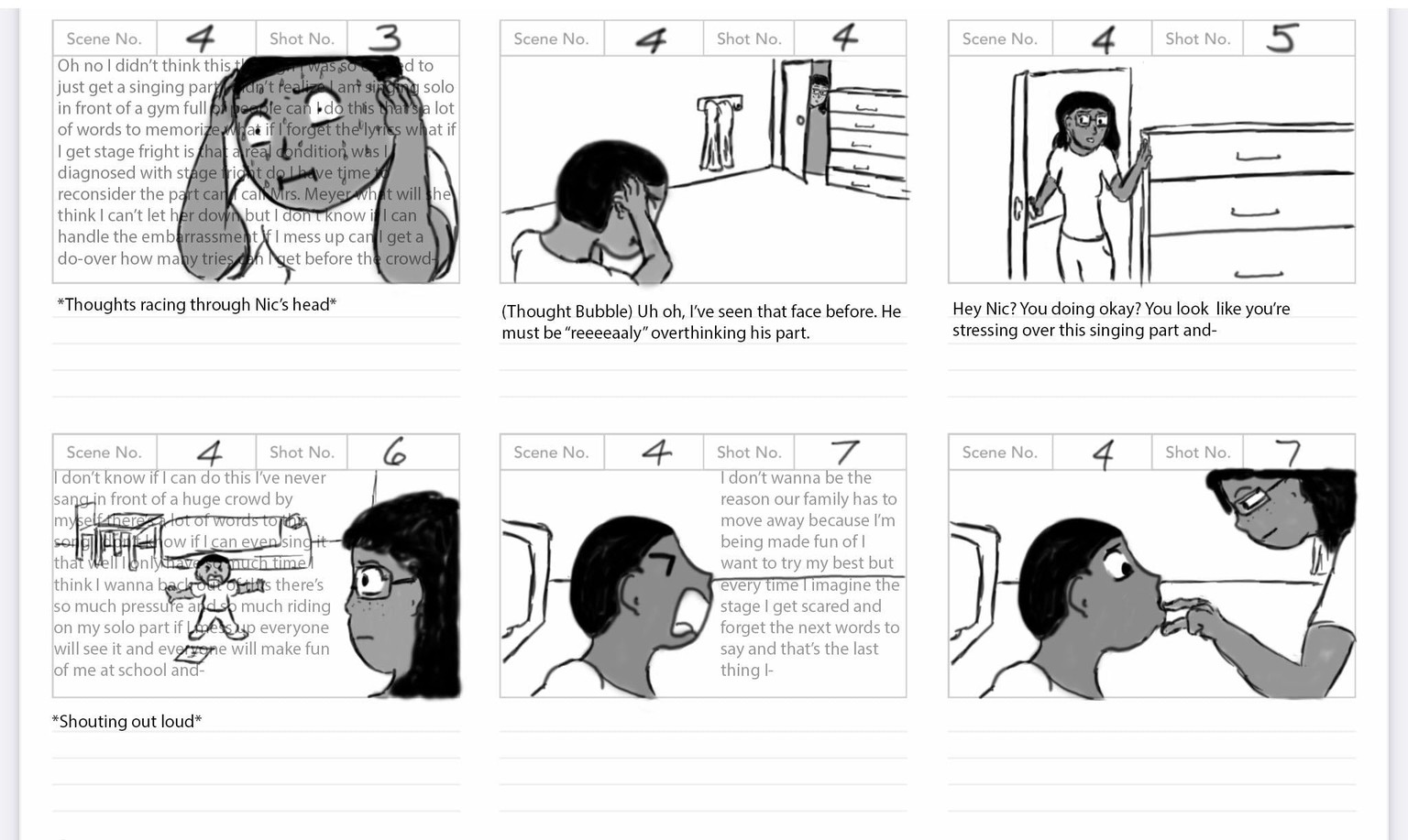 Solo Spotlight Storyboard - image 13 - student project
