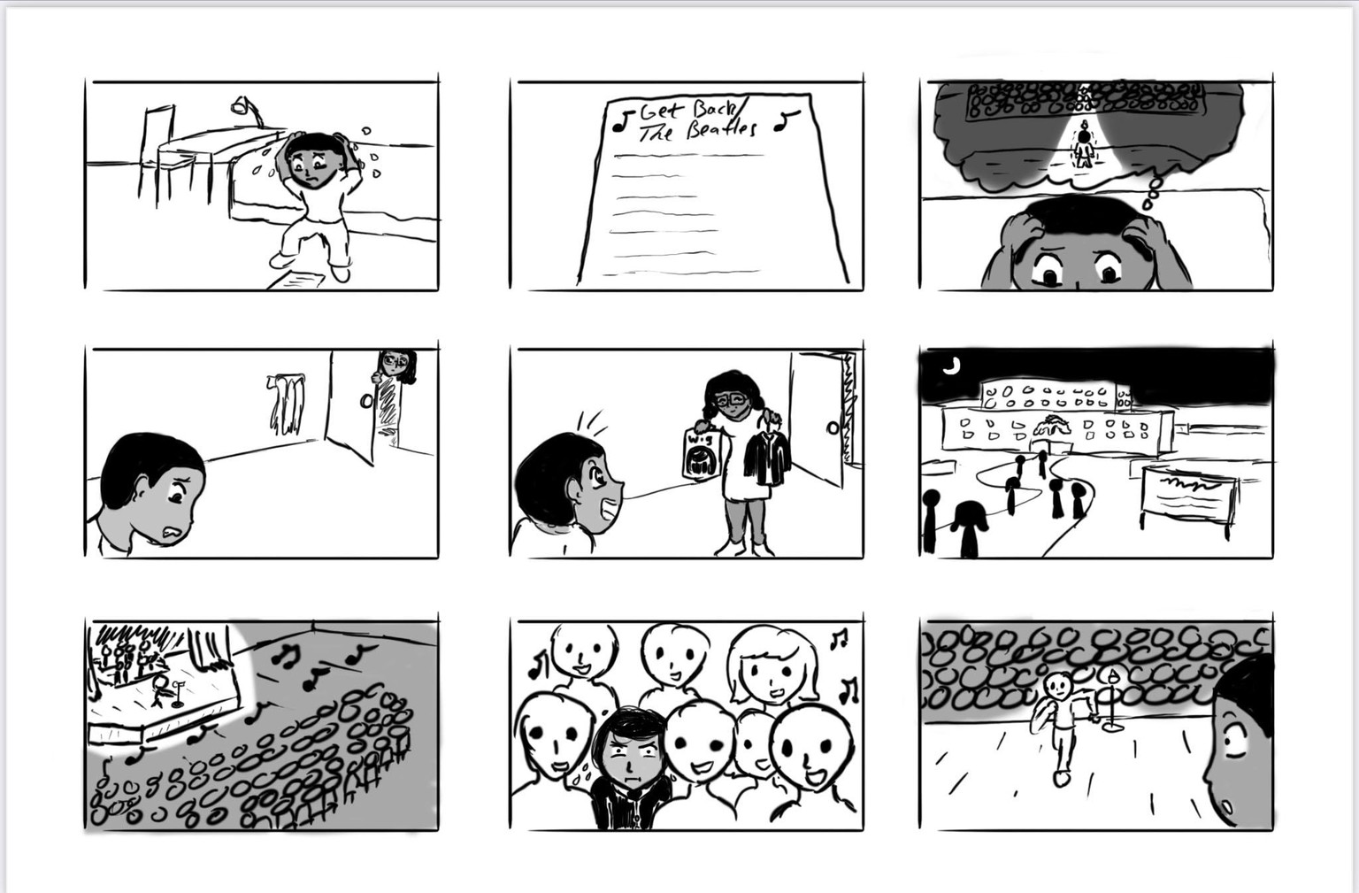Solo Spotlight Storyboard - image 6 - student project