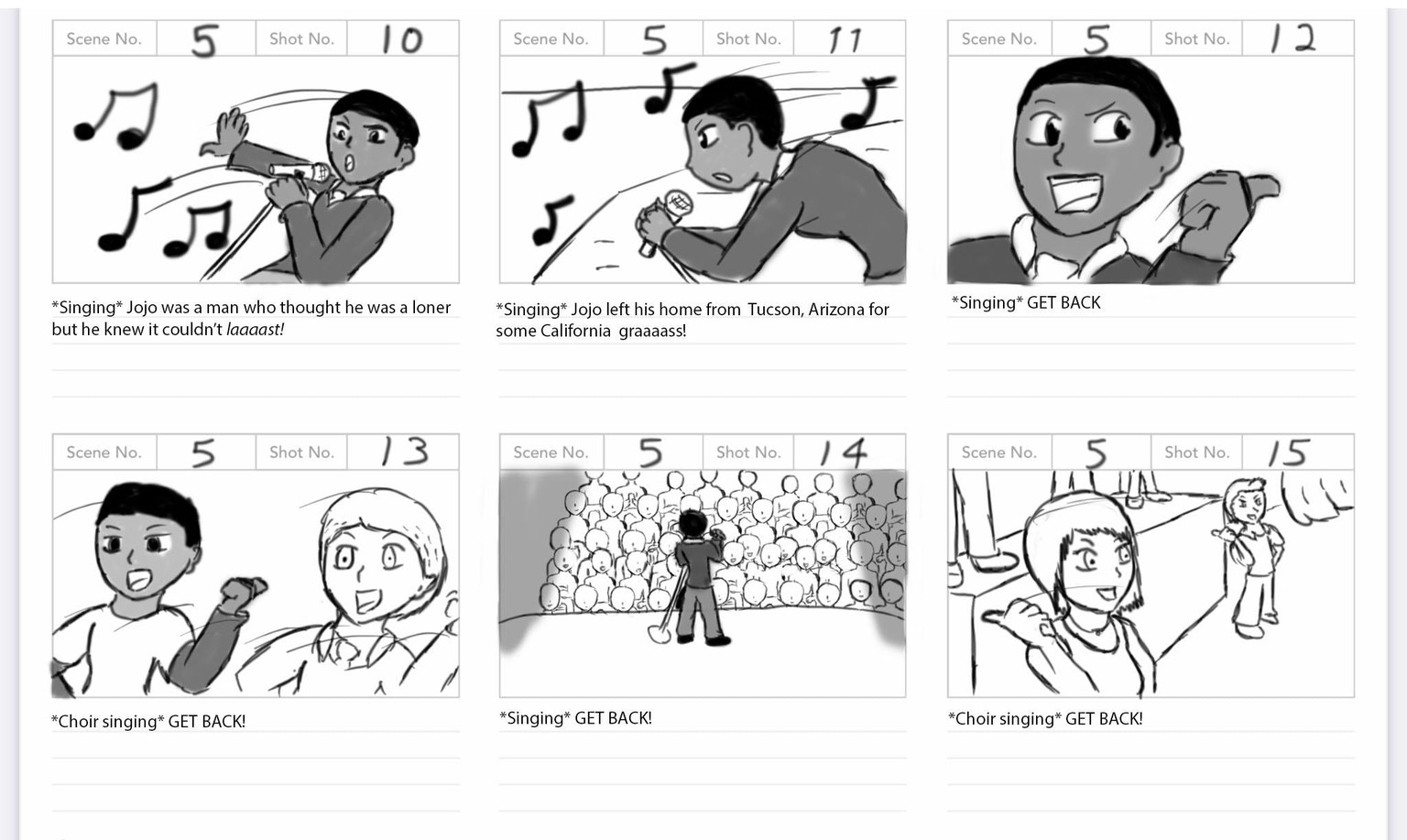 Solo Spotlight Storyboard - image 17 - student project