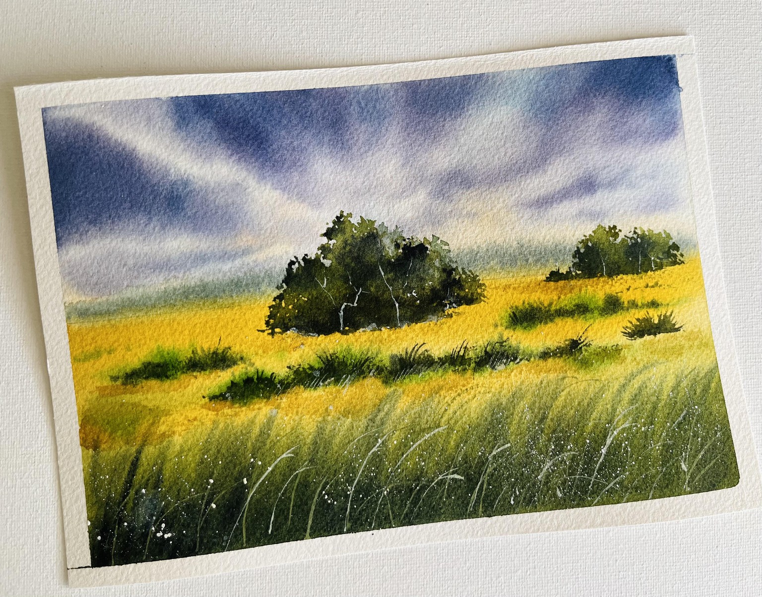 Loose Watercolour Landscapes - image 4 - student project
