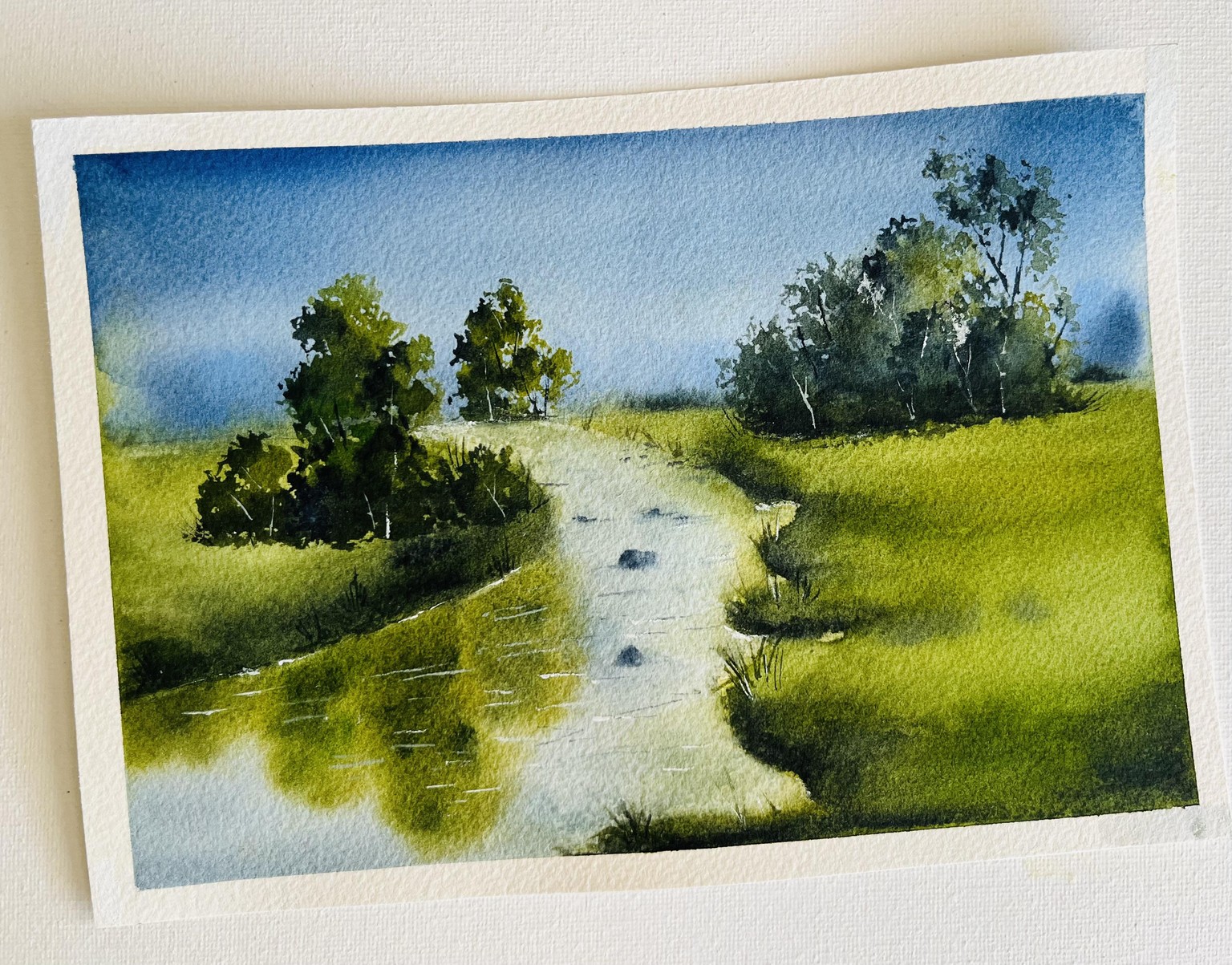 Loose Watercolour Landscapes - image 3 - student project