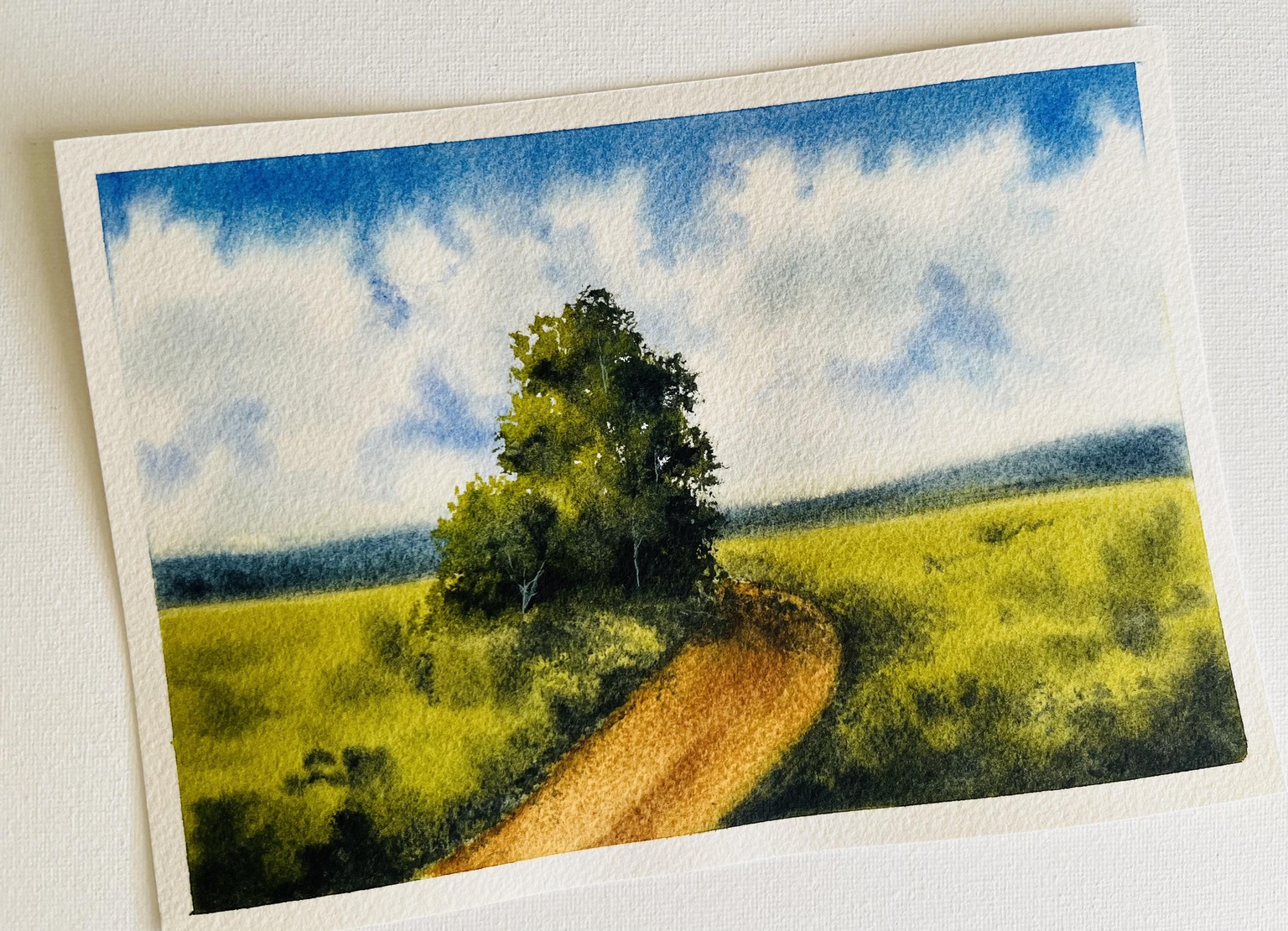 Loose Watercolour Landscapes - image 2 - student project