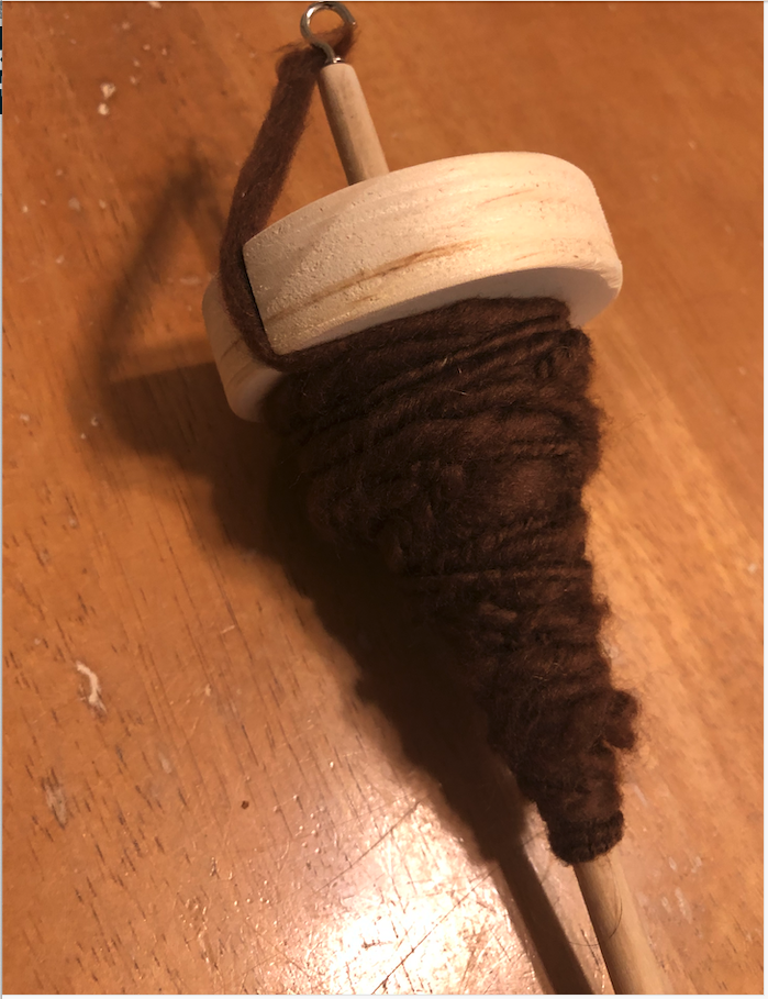 First Hand Spun Yarn! - image 1 - student project