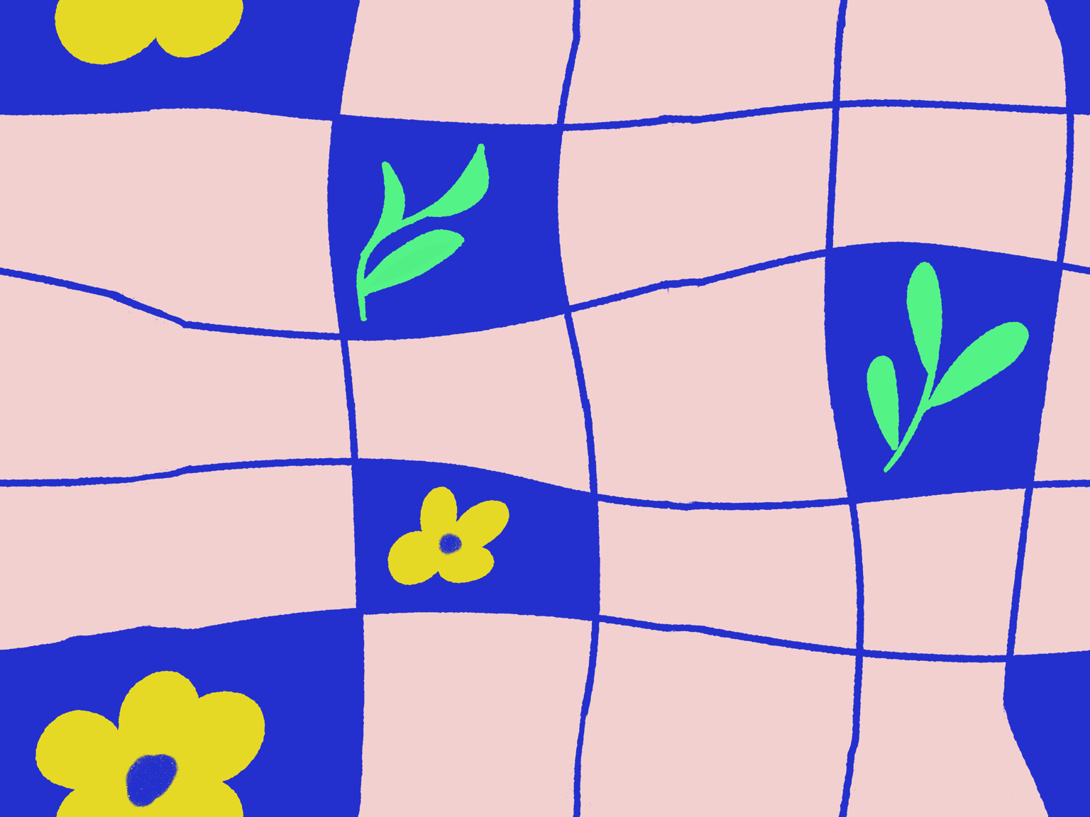 Fast patterns in Procreate - image 1 - student project