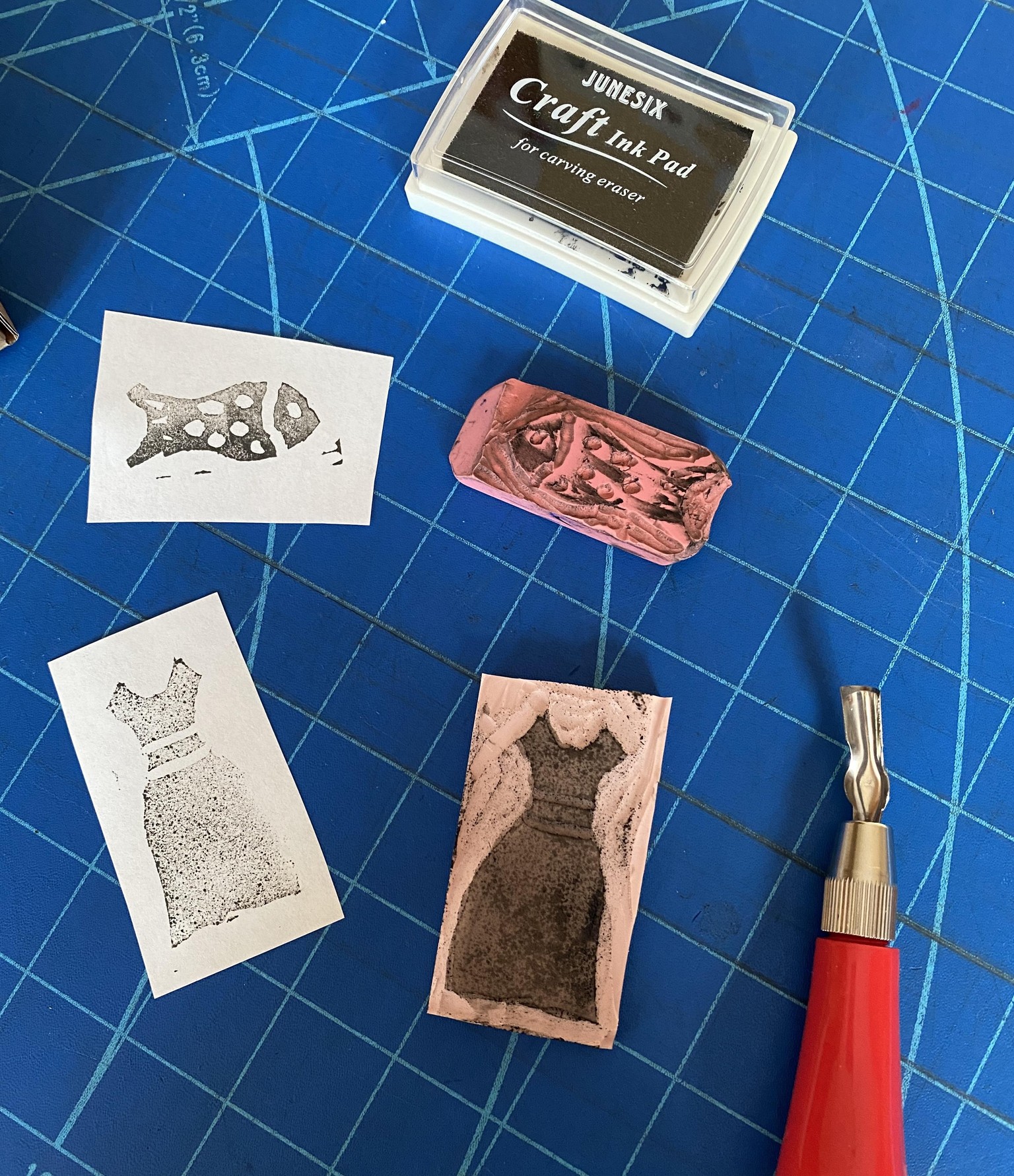 Stamps from Erasers - image 1 - student project
