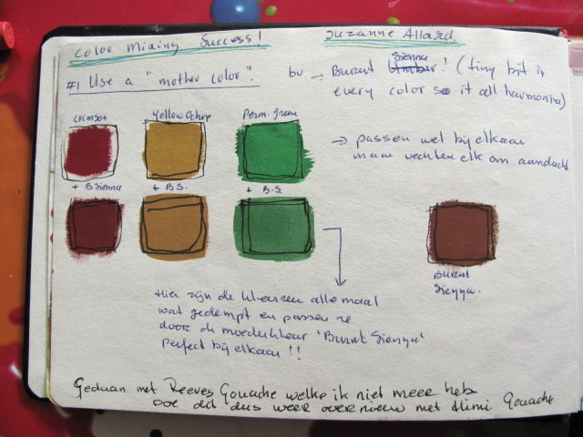 Colour Mixing with Gouache - image 1 - student project