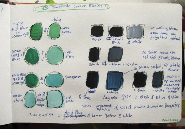 Colour Mixing with Gouache - image 10 - student project