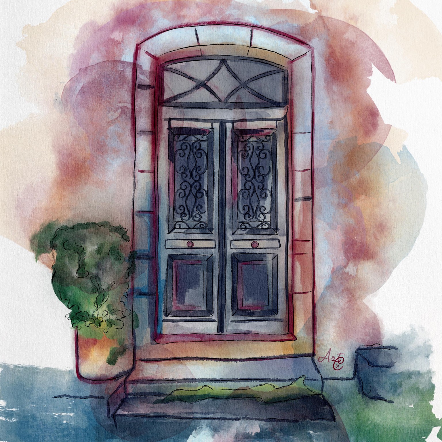 Watercolor pittoresk - image 2 - student project
