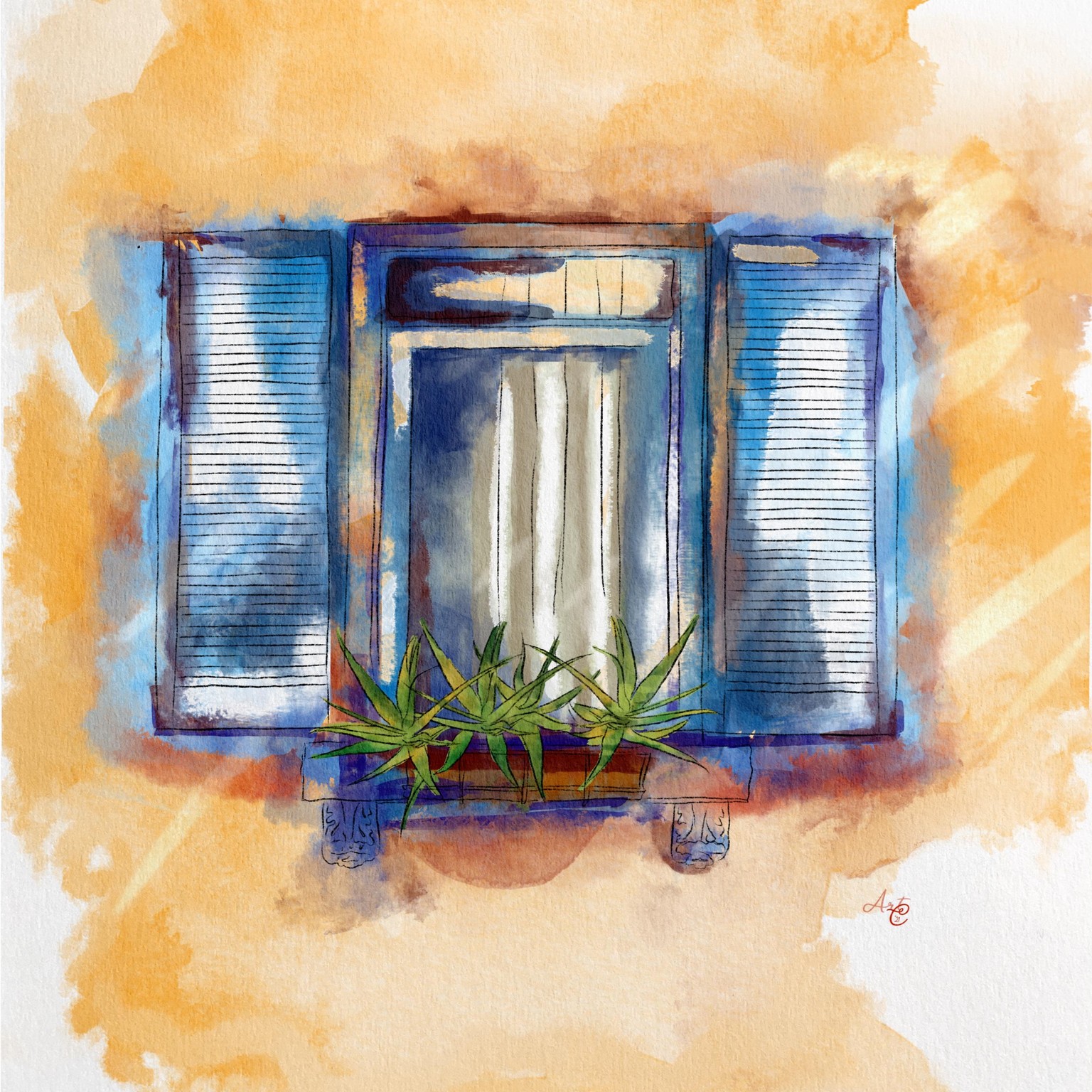 Watercolor pittoresk - image 1 - student project