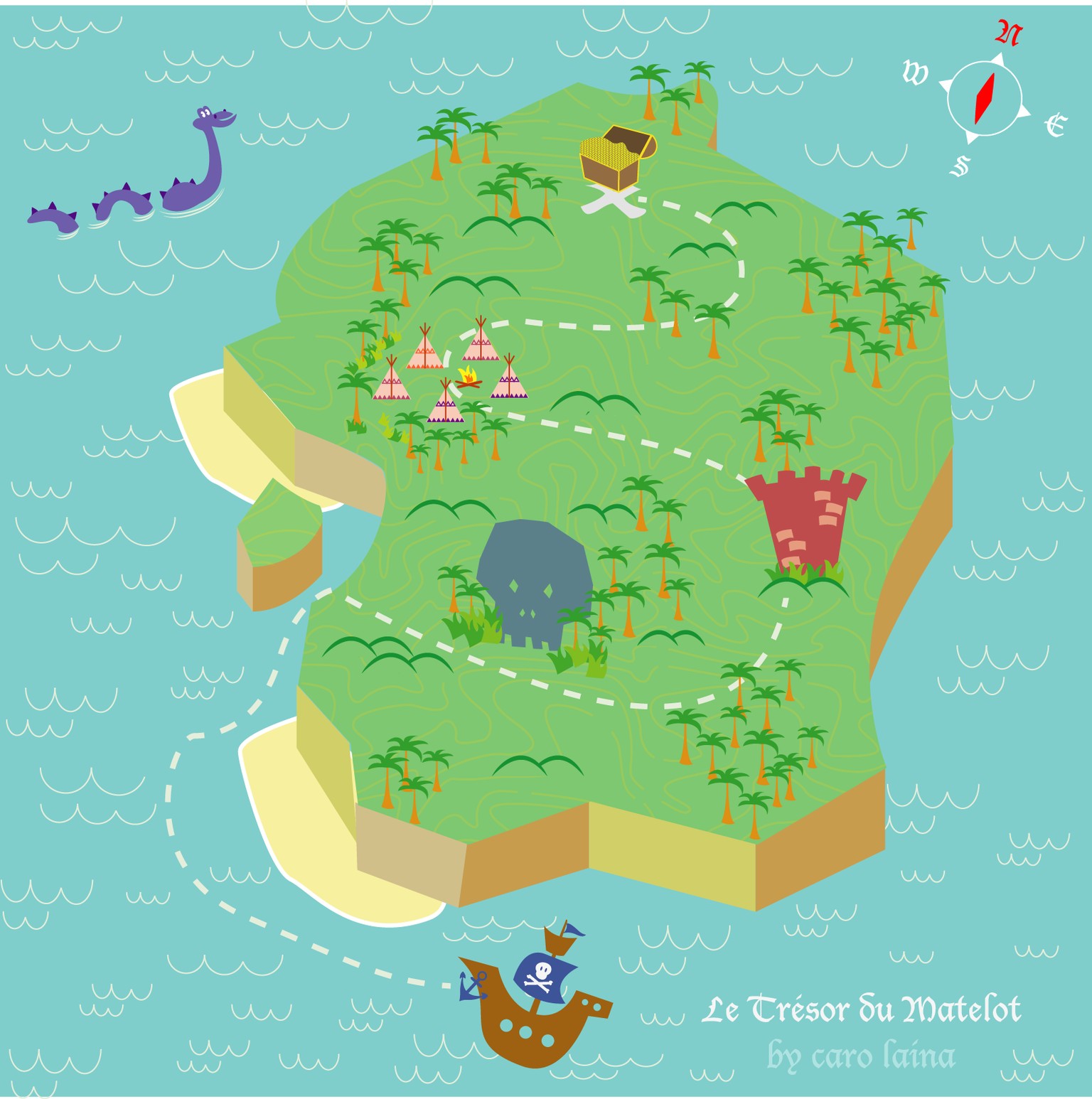 Treasure Map - image 5 - student project