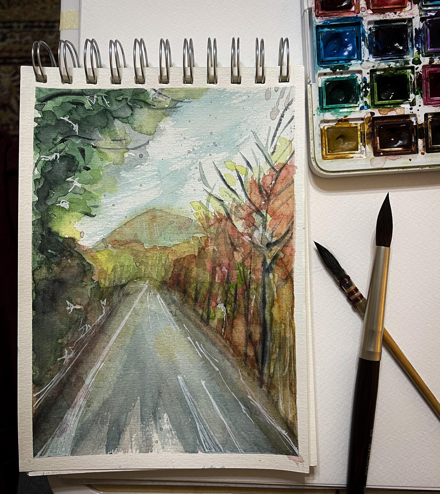 Loose approach to watercolor - image 2 - student project