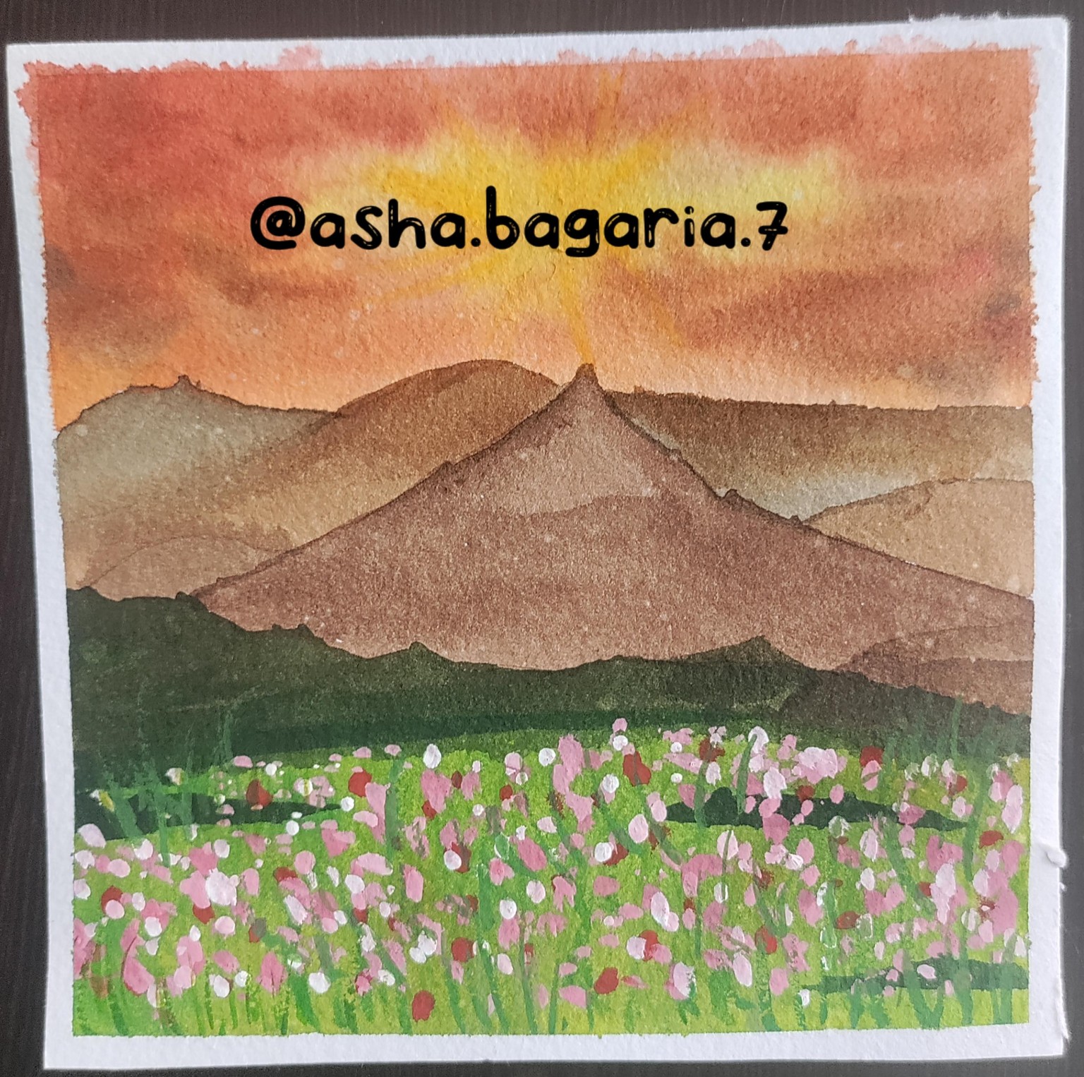 Watercolor meadows - image 4 - student project