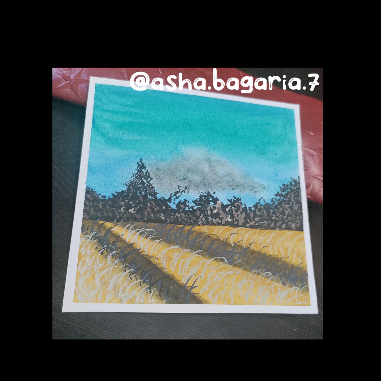 Watercolor meadows - image 3 - student project