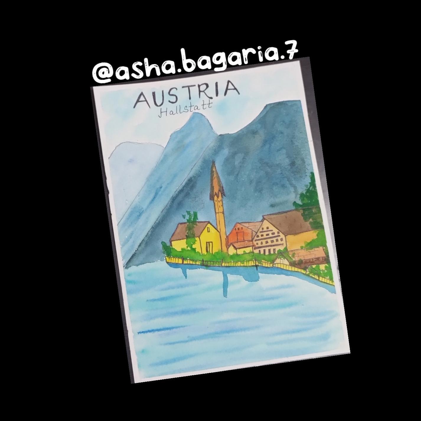Watercolor landscapes from around the world - image 7 - student project
