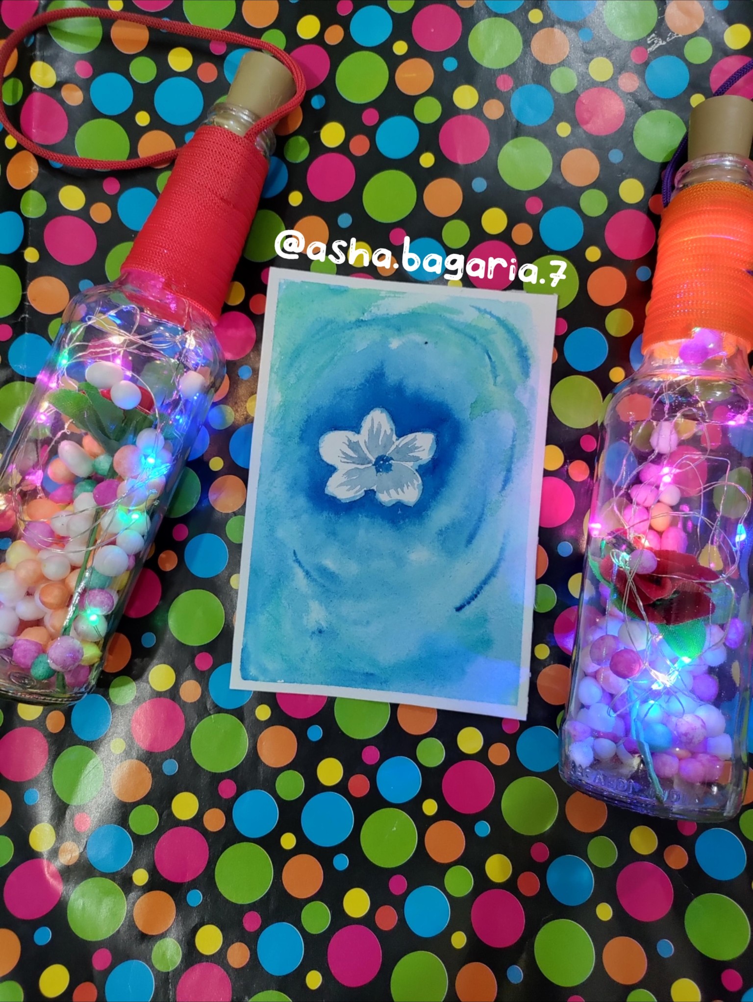 Dream watercolor flower - image 1 - student project