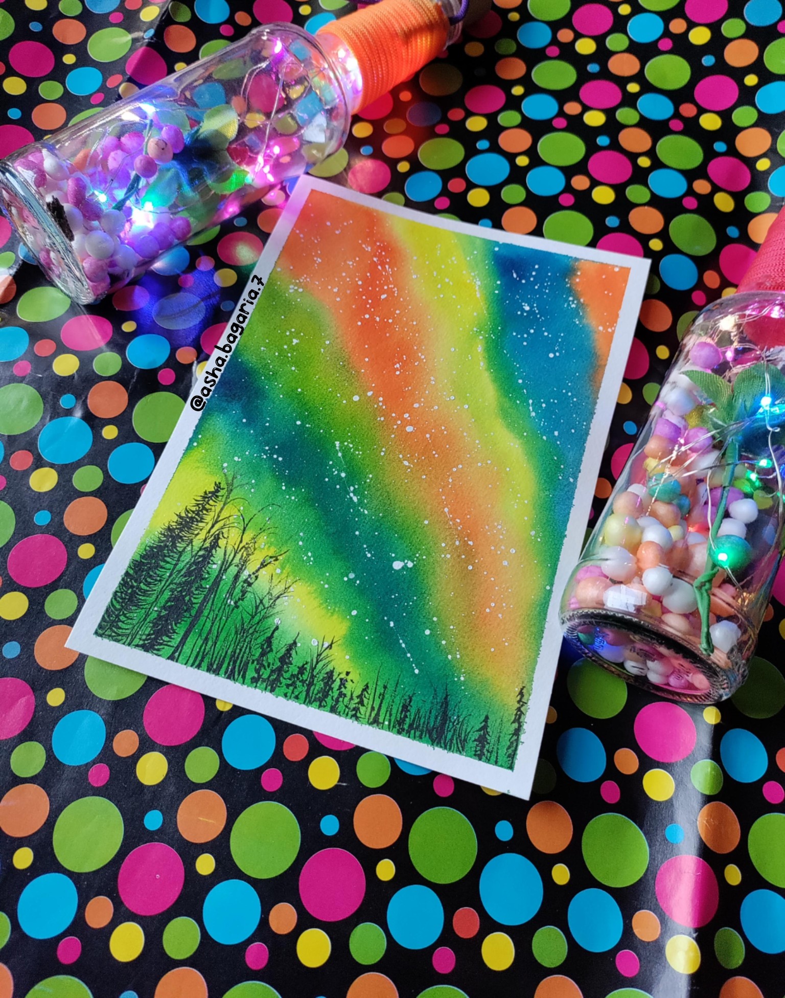 Glowing auroras - image 1 - student project