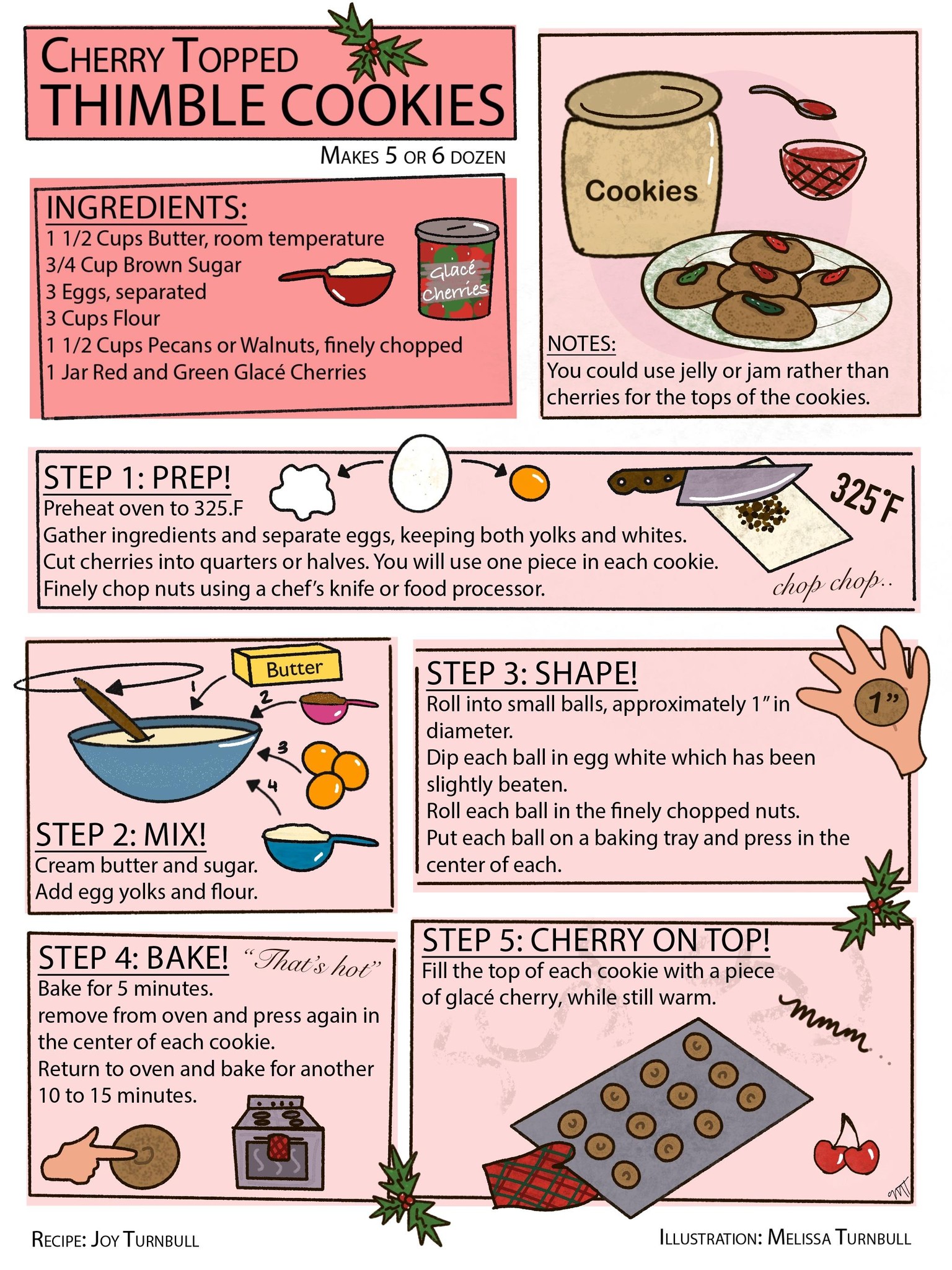 Cookie Recipe Illustration - image 1 - student project