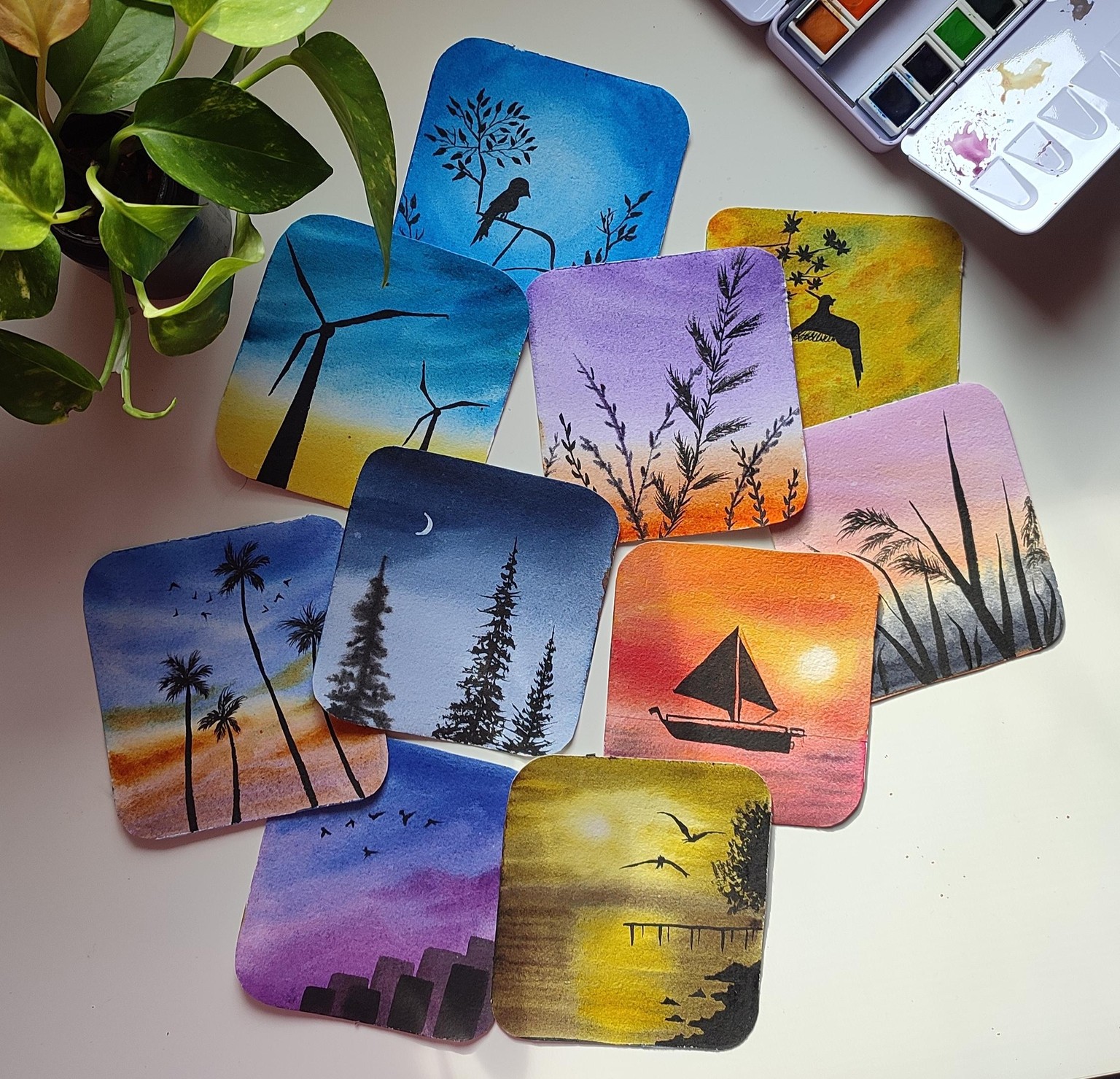 Beautiful silhouettes - image 1 - student project