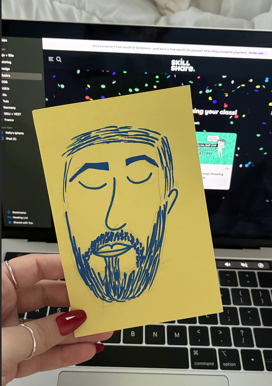 Line Work with Posca - image 1 - student project