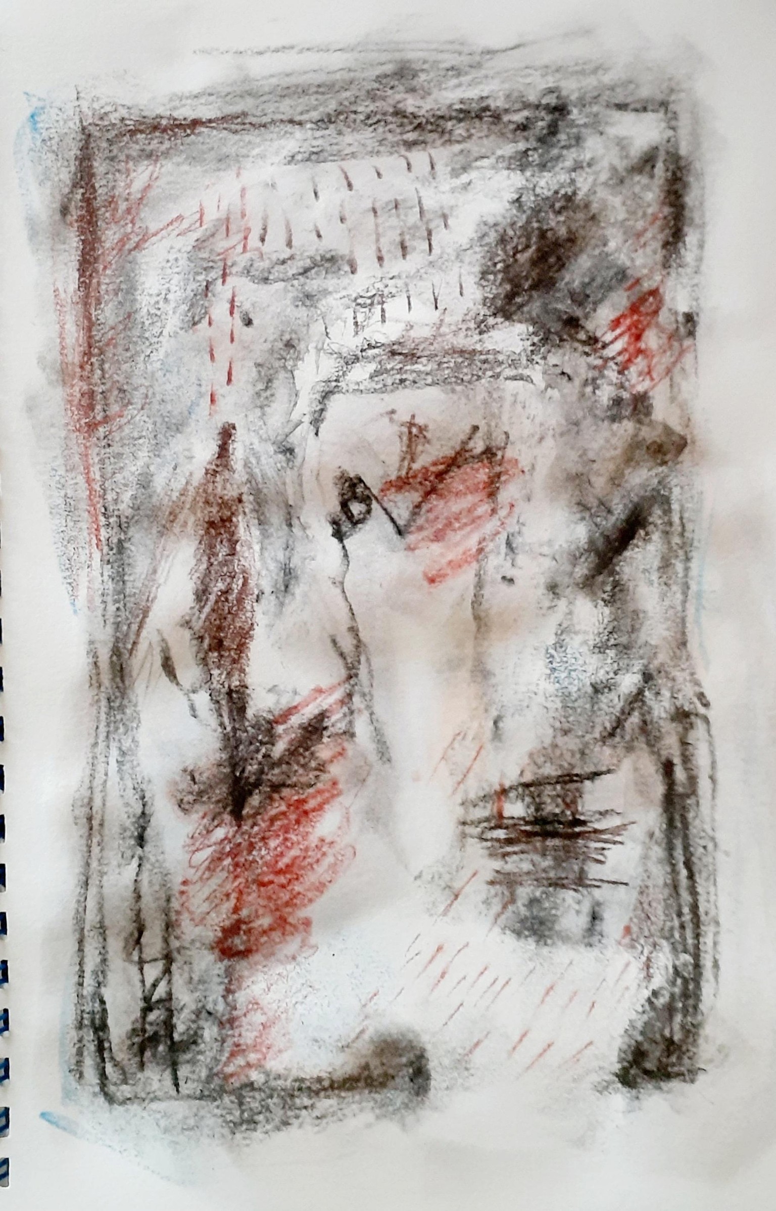 4 more abstracts in charcoal - image 5 - student project