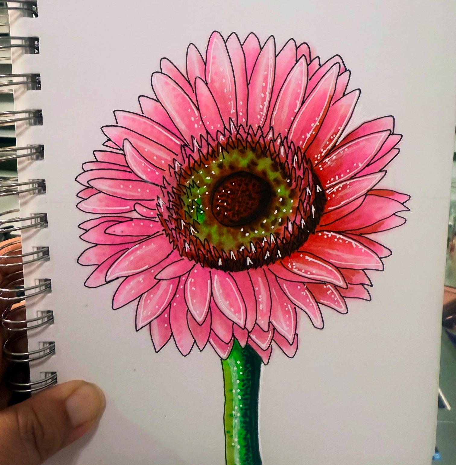 late night gerbera - image 1 - student project