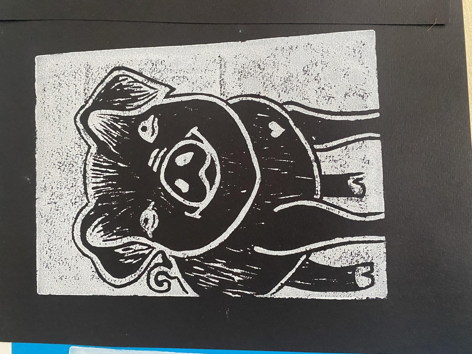 Lino Pig - image 2 - student project