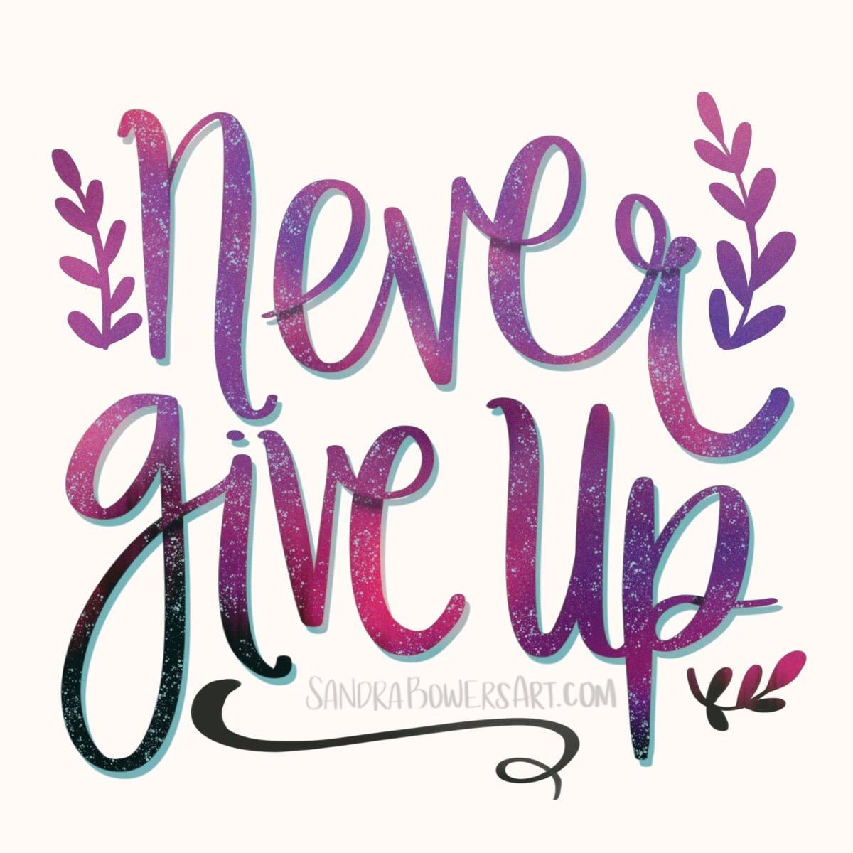 Never give up - image 1 - student project