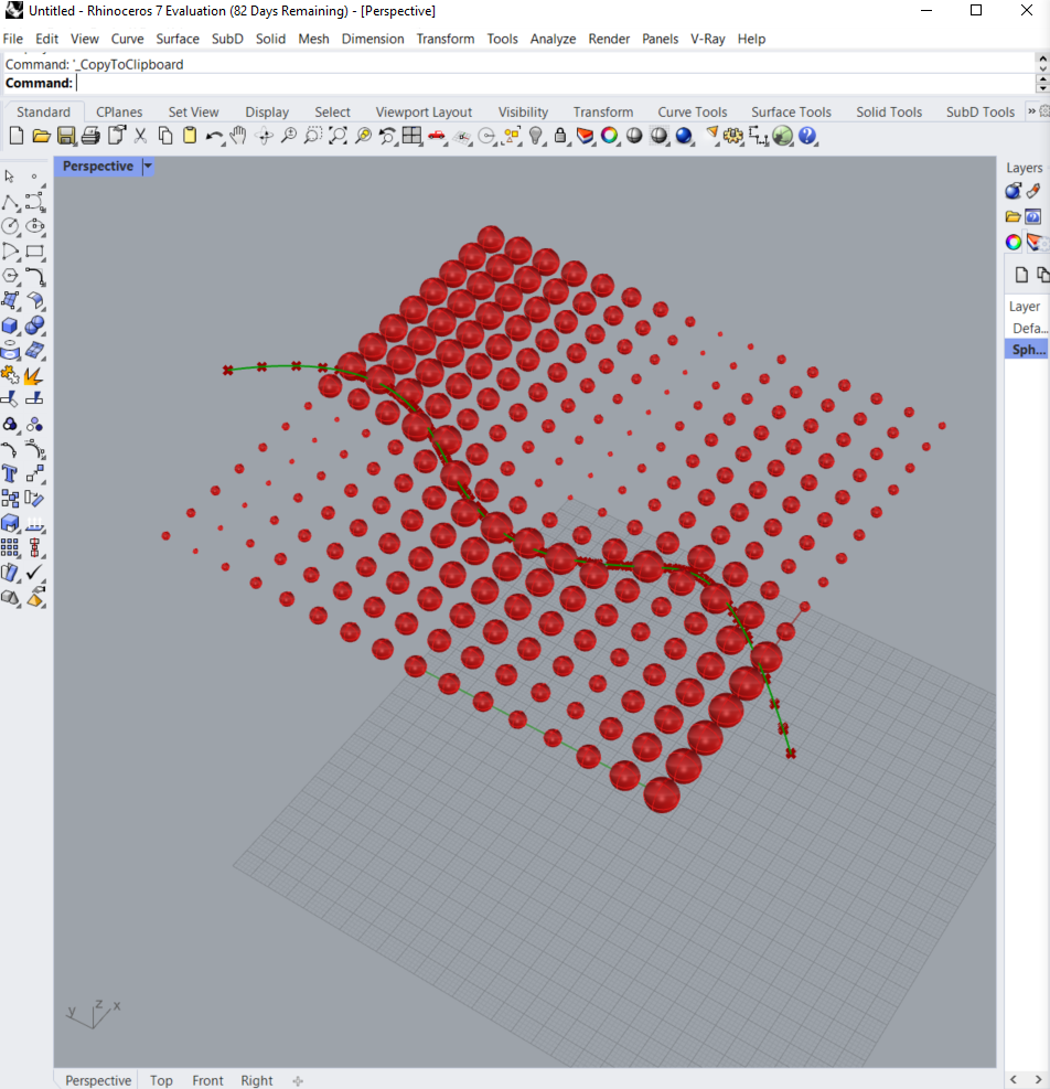 Sphere pattern - image 1 - student project