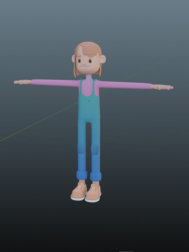 First blender character - image 1 - student project