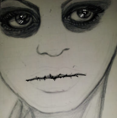 Capturing a worldview: class project, facial feature, eyes. - image 1 - student project