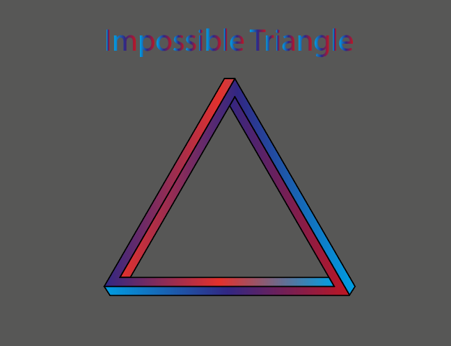 Impossible triangle - image 1 - student project