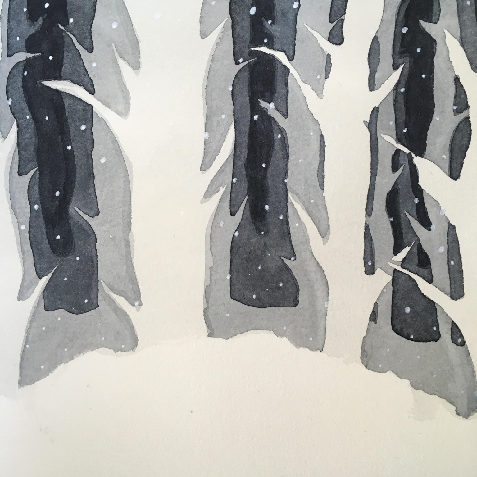 Forest in shades of black - image 1 - student project
