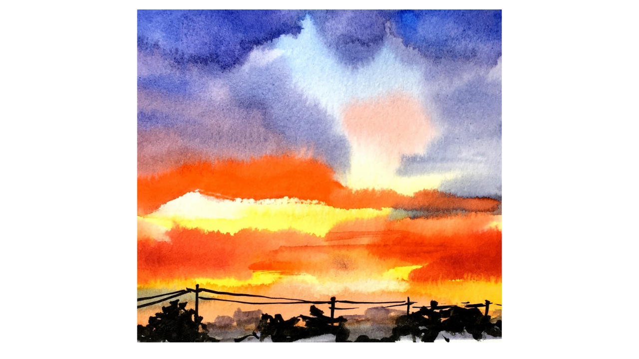 A Five-Minute Watercolor Sky - image 1 - student project