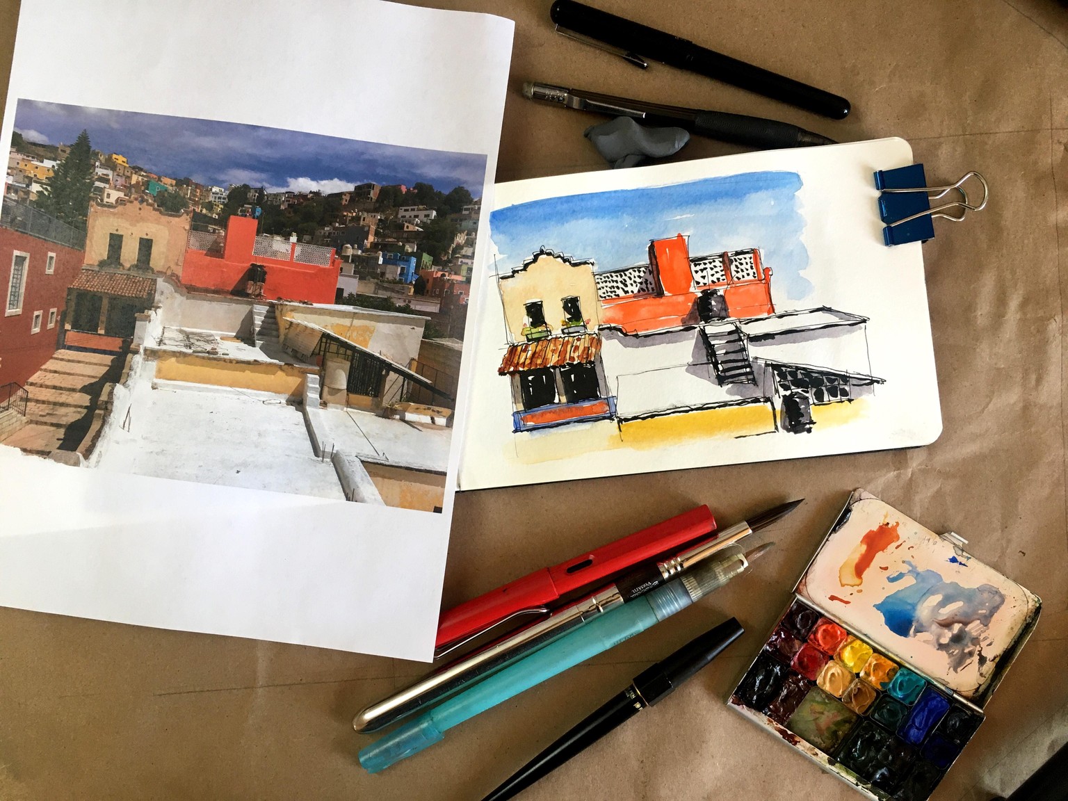 Travel Sketching Project - image 2 - student project