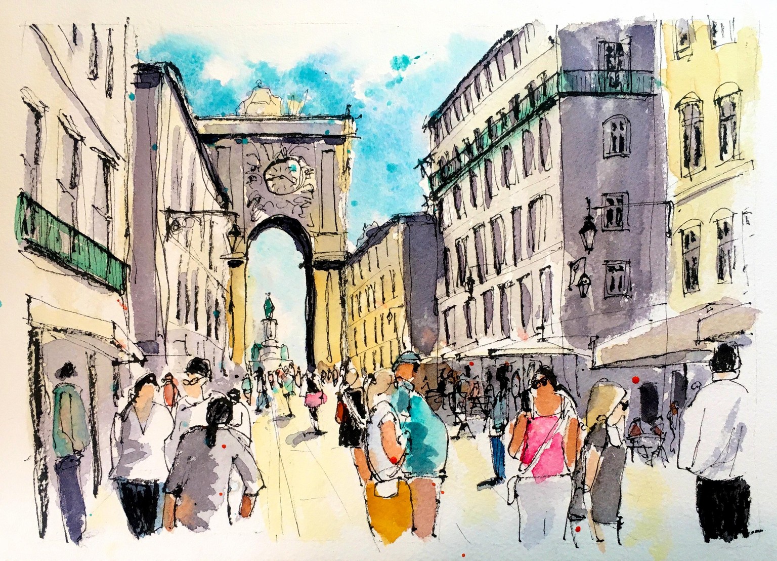 Travel Sketching project - image 1 - student project