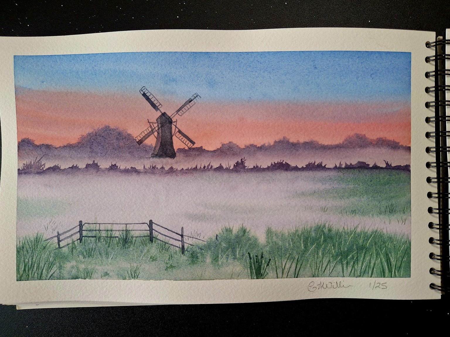 Windmill on a misty morning - image 1 - student project