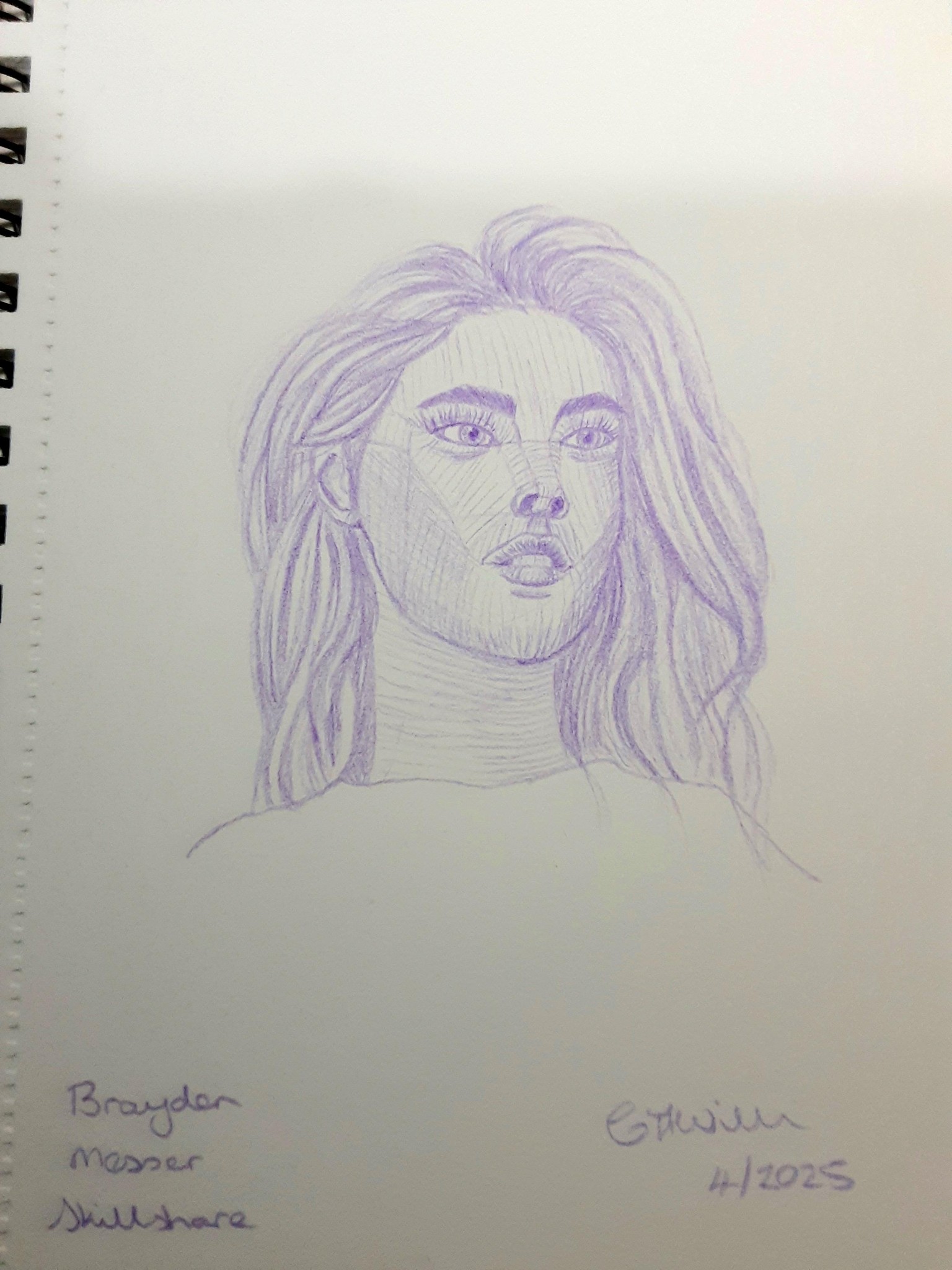 Lady's portrait - image 1 - student project