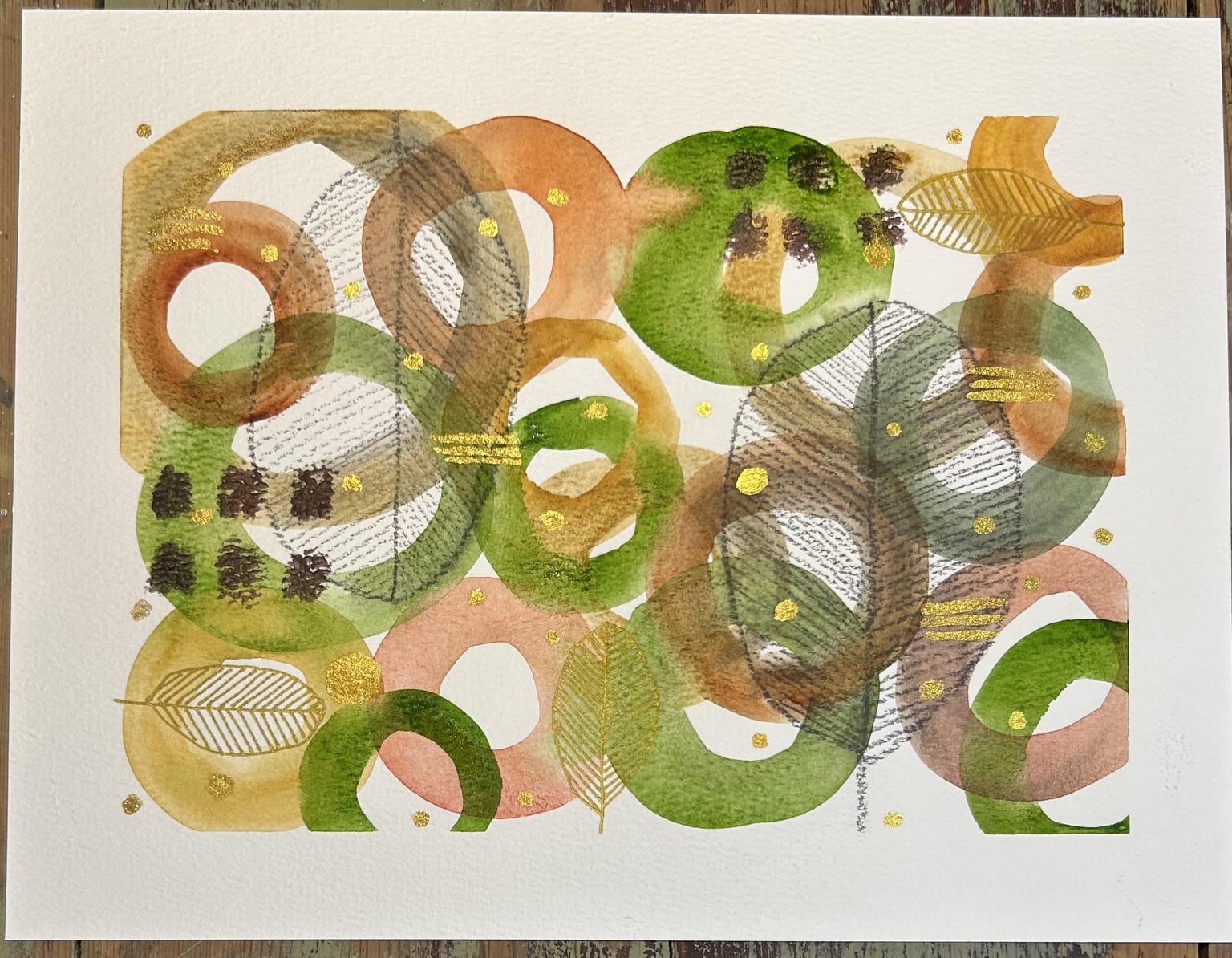 Botanicals with watercolor - image 1 - student project