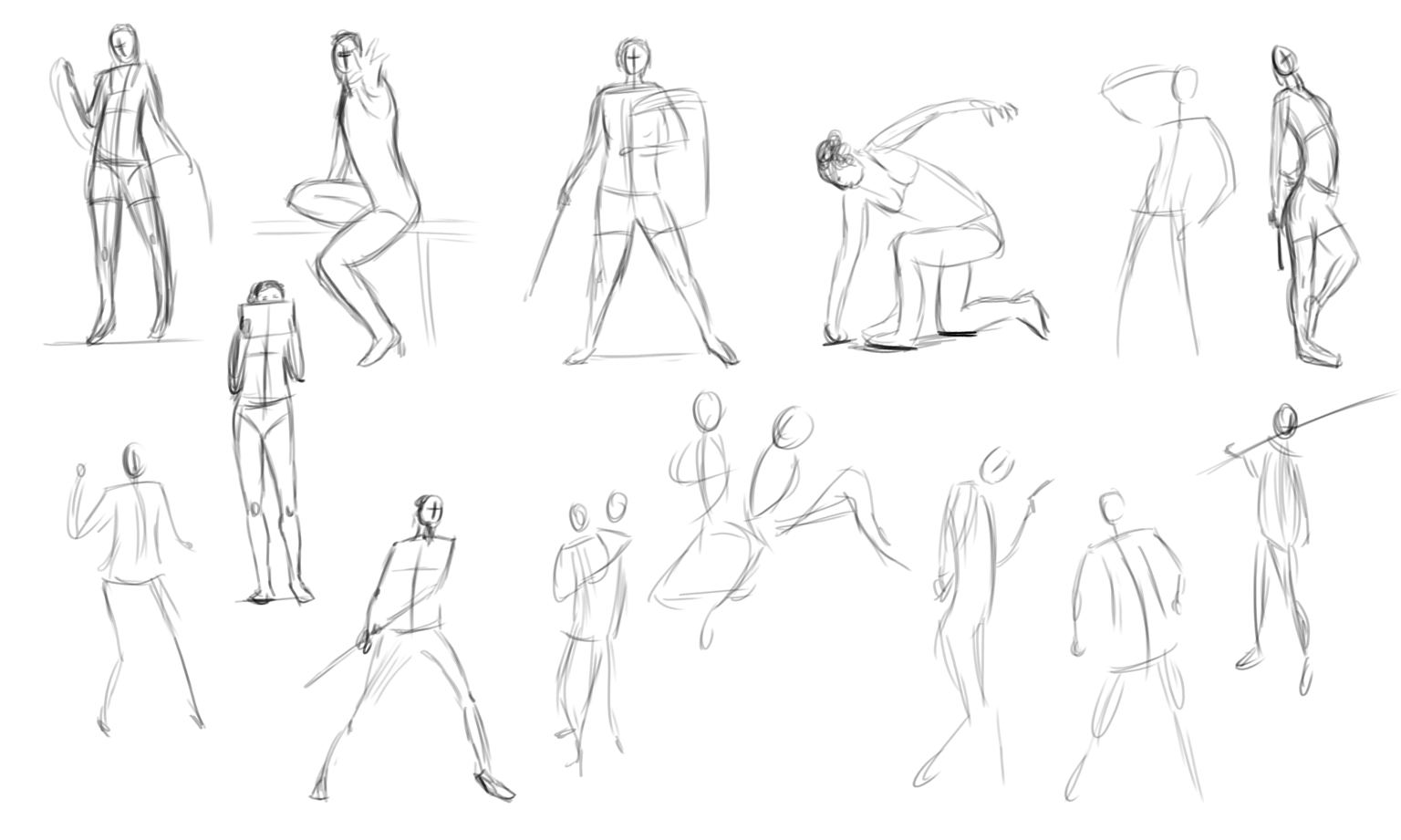 Practice (Gesture, Form, Shape, Perspective) - image 1 - student project